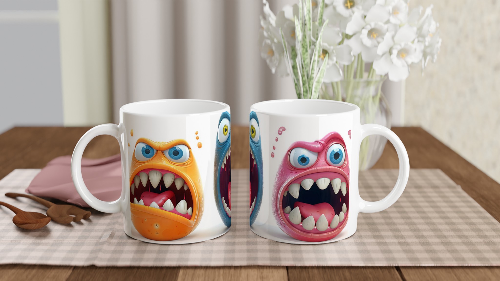 Humoristisk Monster Mugg - Väck skratt med din favoritfärg! 11 cd9e8e61-5503-4cf2-a94f-7350131bc1c0