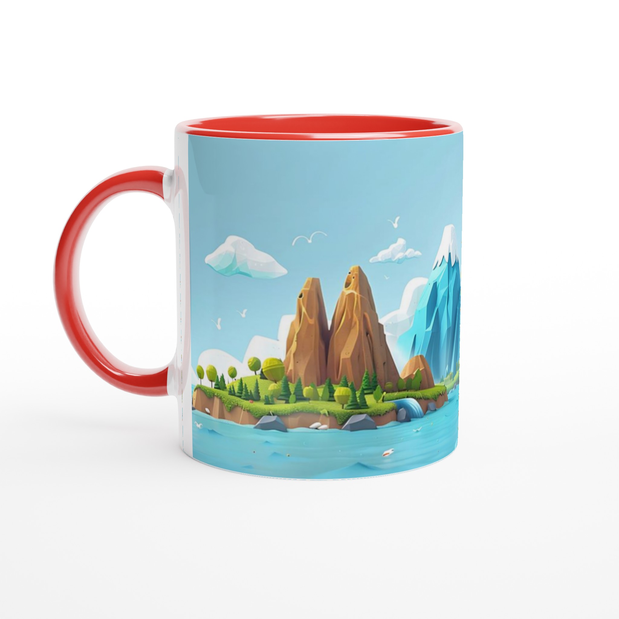 Äventyrsmugg: Lekfull Landskap Keramikmugg - 11oz, Välj Bland 7 Färger! 2 cdaeb031-6d4f-46a4-8d33-cb805710f28f