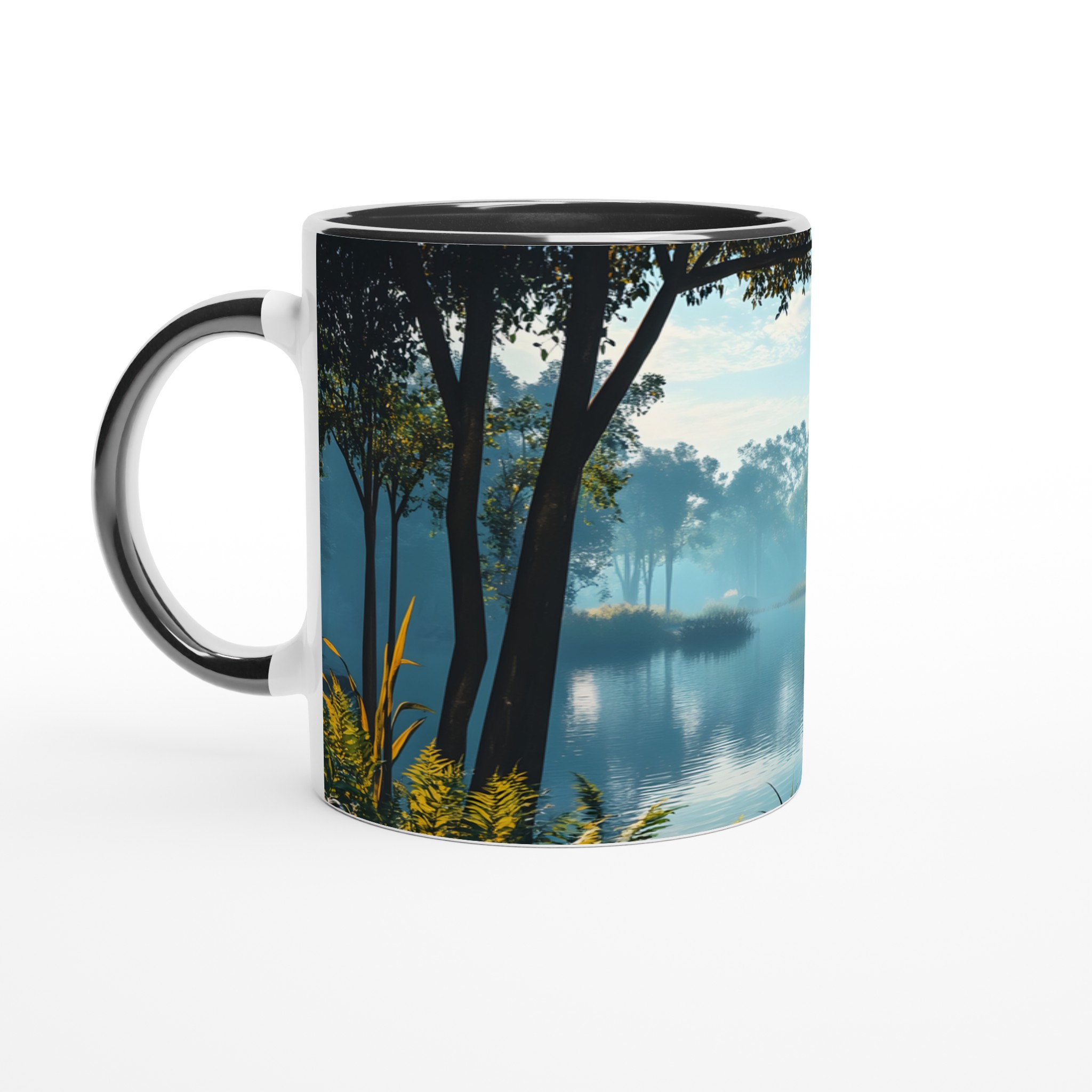 Giraffe vid Morgonsjön – En Fridfull 11oz Keramikmugg i ditt Val av Färg 4 cdc17f4d-5ead-4956-926a-21a2c3bb0dce