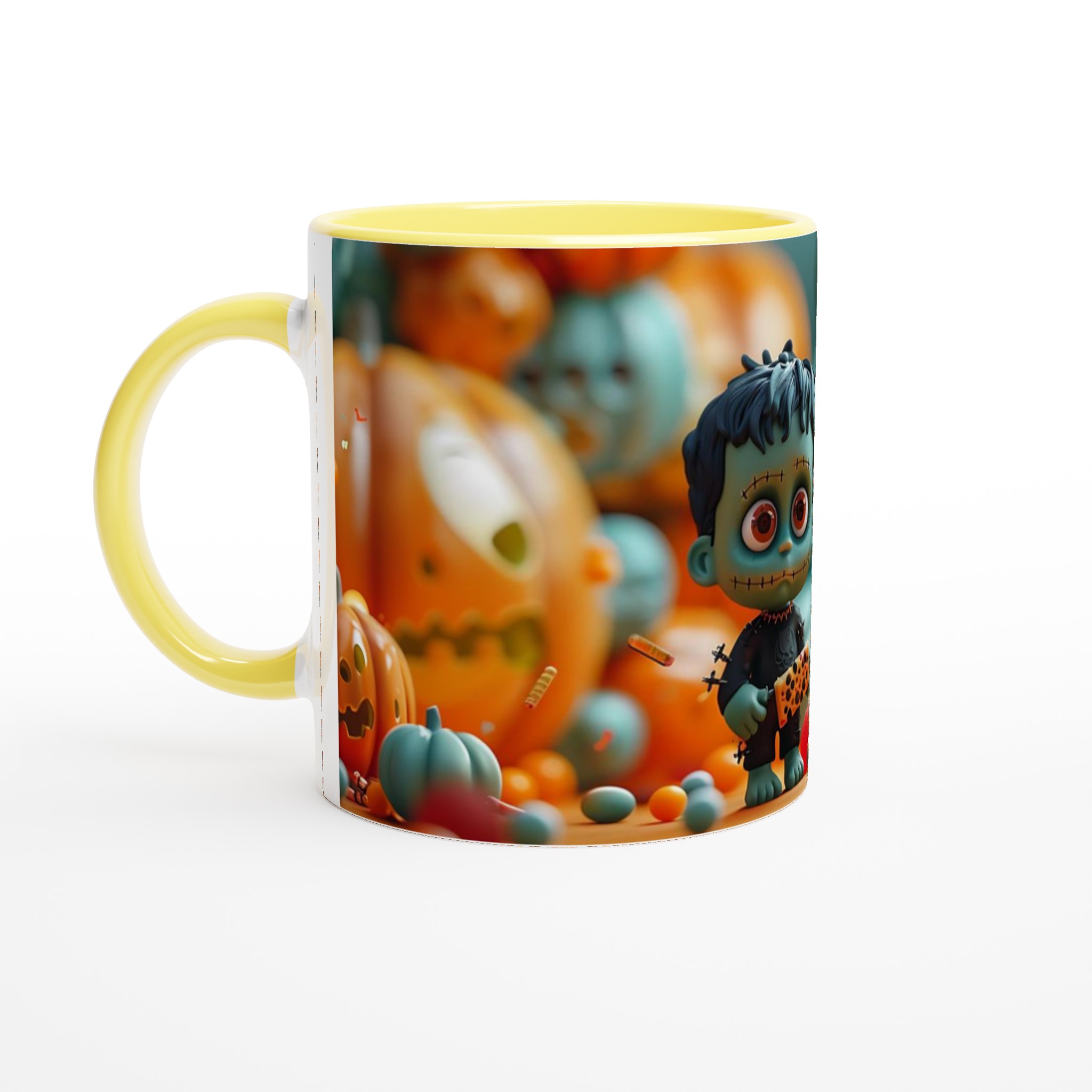 Söt Liten Frankenstein Mugg – Perfekt för Halloween & Kaffestunder i din favoritfärg! 5 cdf3f40d-b7b5-4dbb-99cb-2391236f050b