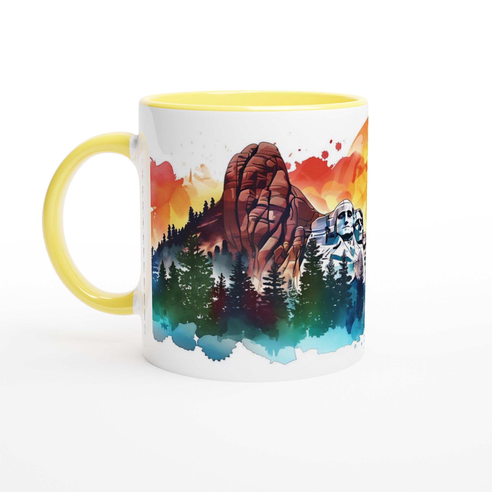 Historiska Monument i Akvarell 11oz Keramisk Mugg – Konstnärlig Design i Flera Färger 5 ce4a019e-7597-40d1-a395-1ca532a91f6f