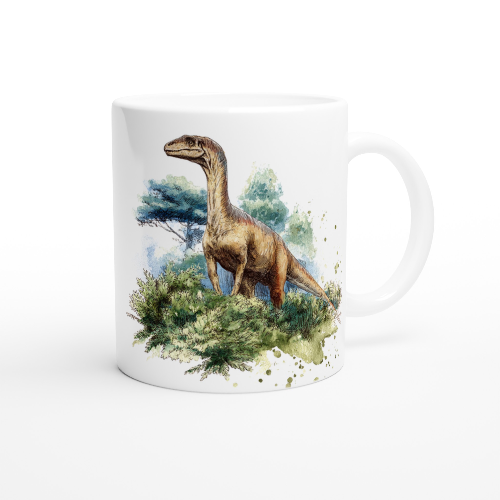 Dinosaurie Vattenfärg Mugg - Förhistorisk Charm i 11oz Keramik 9 ce76e4fd-3936-47e8-8089-a43223564621