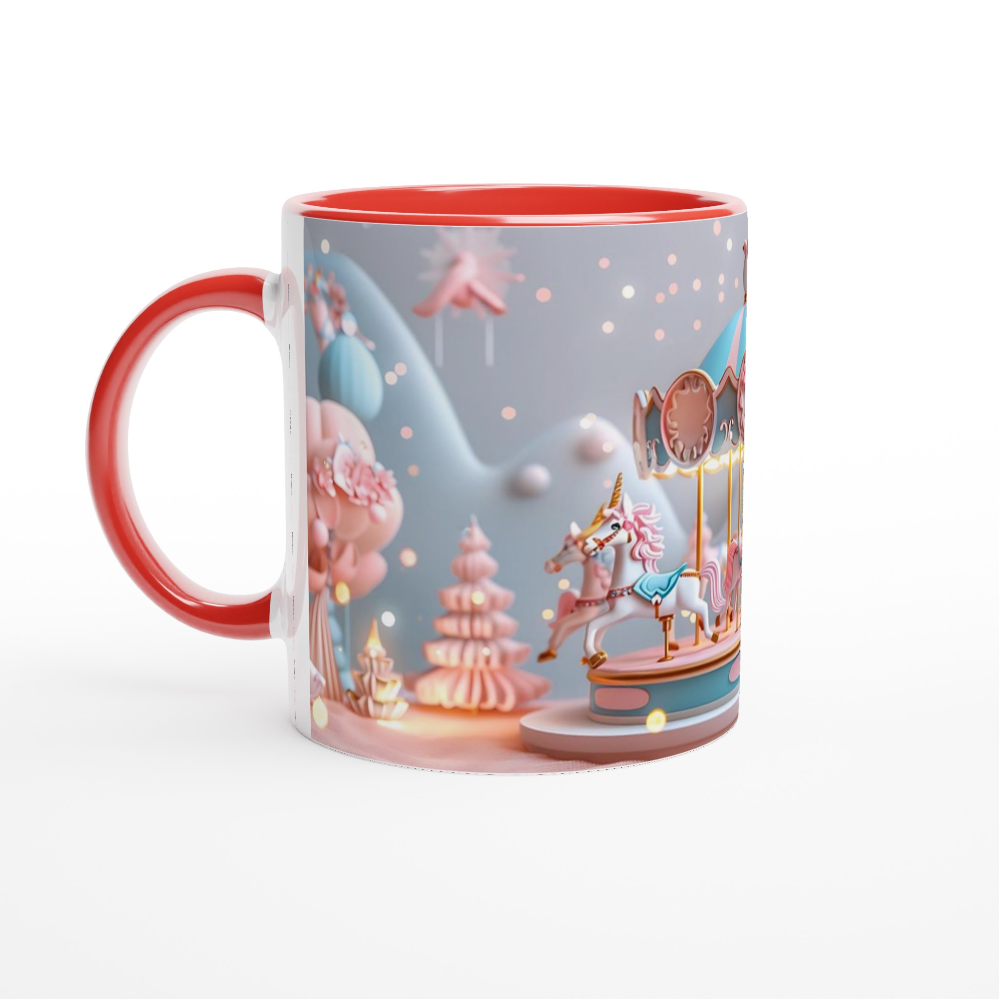 Magical Karusell Keramikmugg - En dröm i pastellrosa och blått för din fika 2 ce7cbaf3-d85a-4ffe-a279-102568d4df70