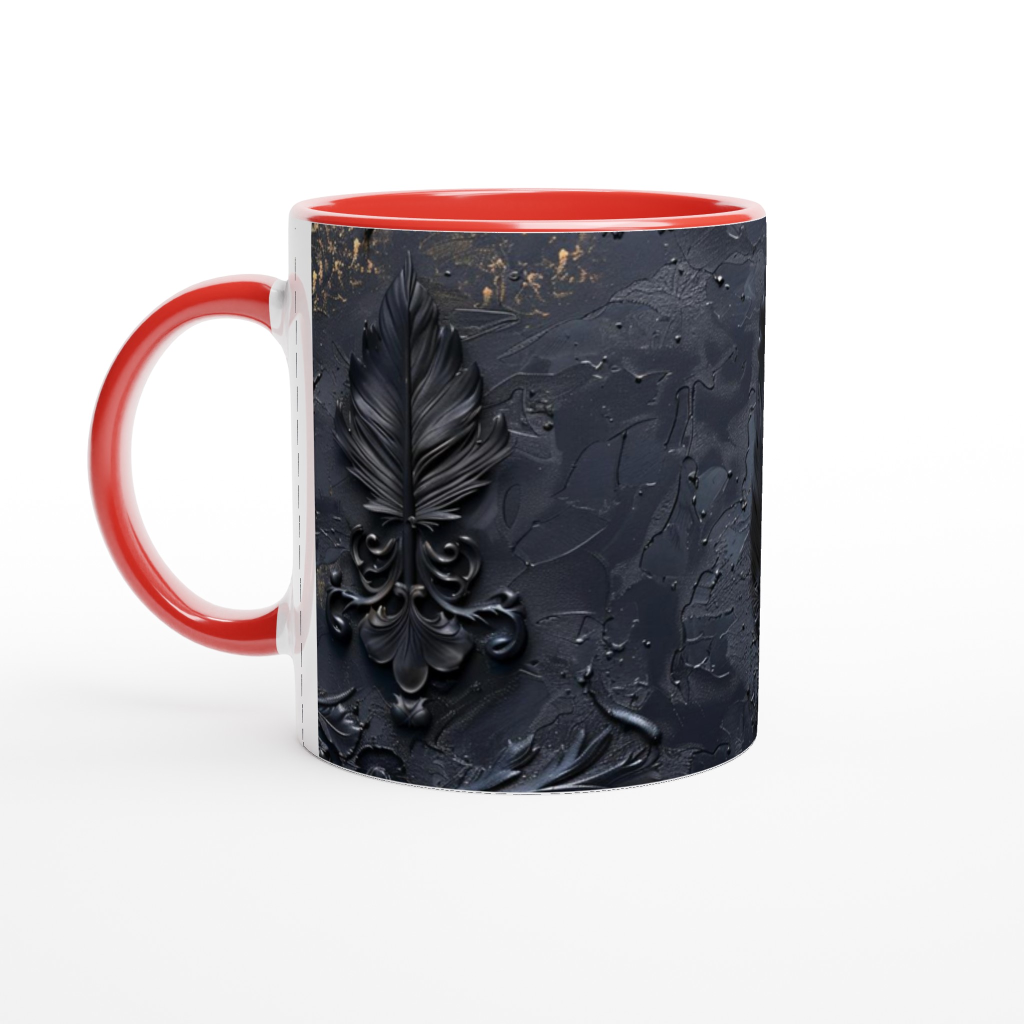 Mystisk 11oz Keramisk Mugg – Mörka Nyanser, Elegant Tryck för Din Unika Stil 2 ce90b0f2-0fe7-47f6-bf55-20575d81267f
