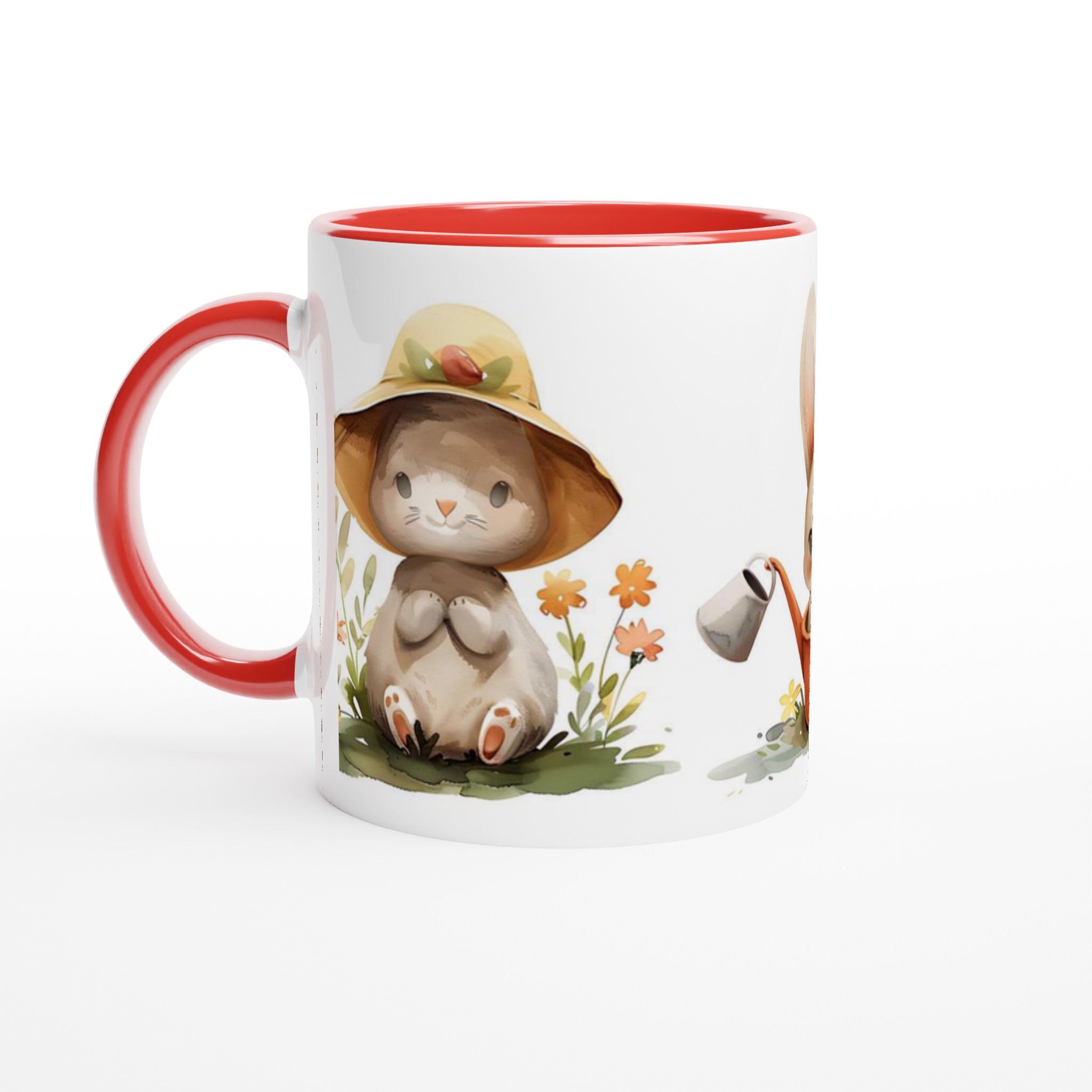 Söta Vattenfärgskaniner 11oz Keramisk Mugg – Perfekt för Påsk & Vårfika i Valfri Färg! 2 ceb6bdb3-32dd-482e-b2ec-66d25ae7d1de