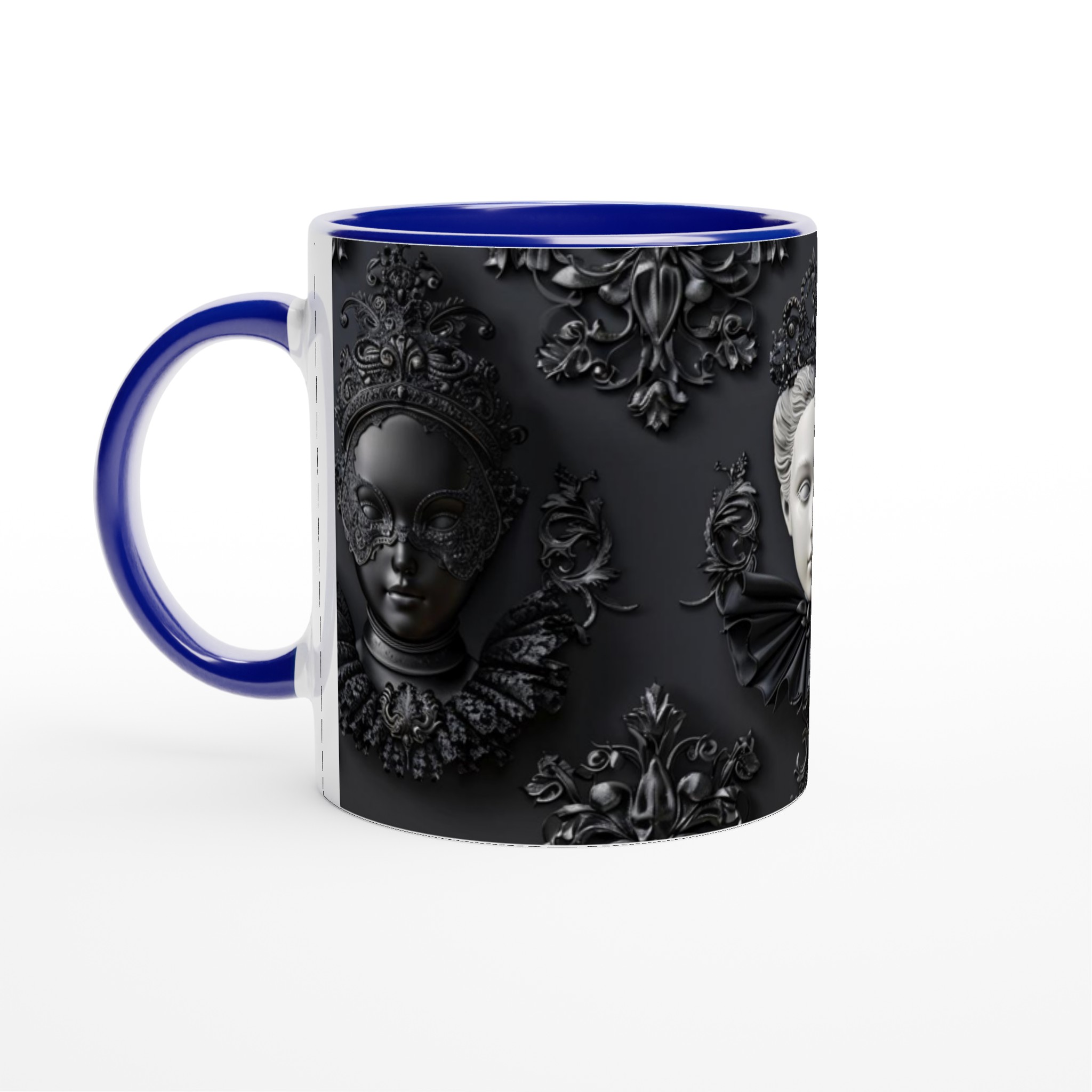 Vit 11oz Keramisk Mugg med Gotisk Elegans – Välj Bland Sju Djärva Keramiska Färger 4 ced27d72-1111-49b0-8d4d-8f22d1f8c4b3