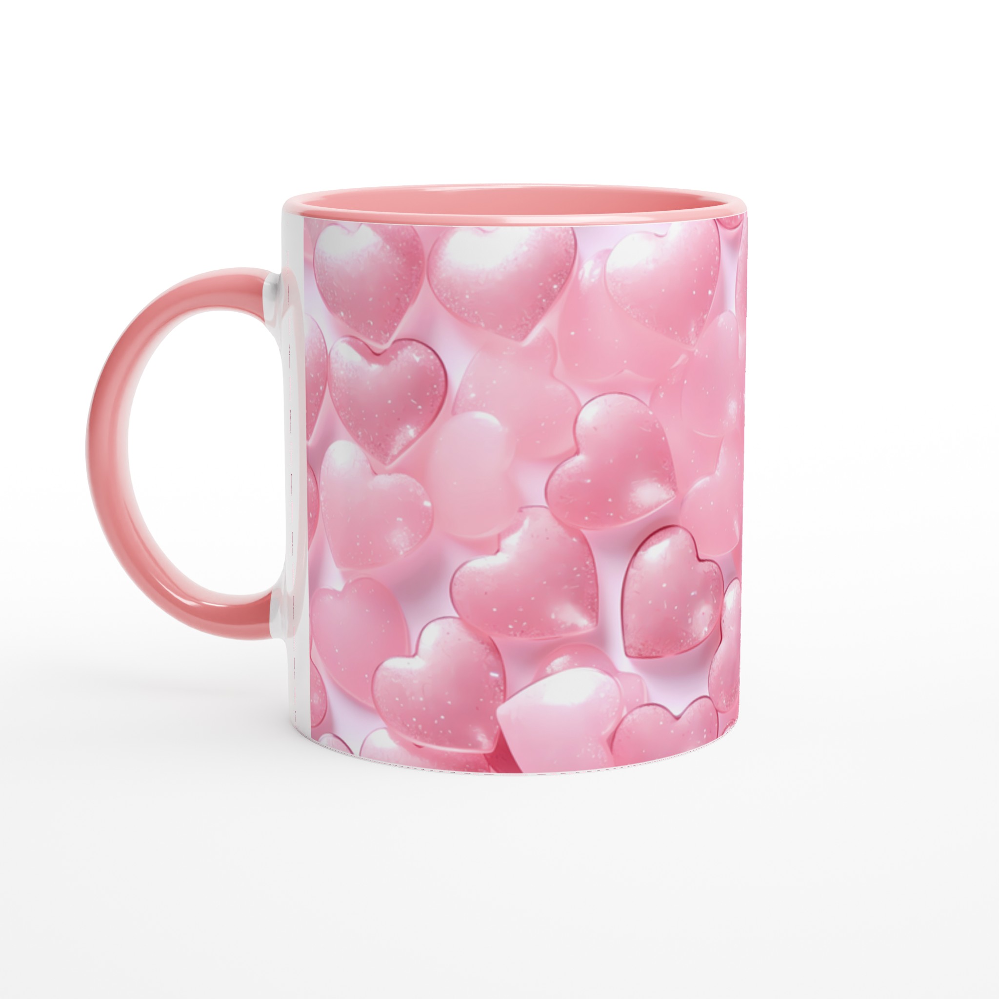 Romantisk 11oz keramikmugg i glittrande rosa – Välj din färg! 6 ced45646-6998-4982-a47a-fcb1faac16d7