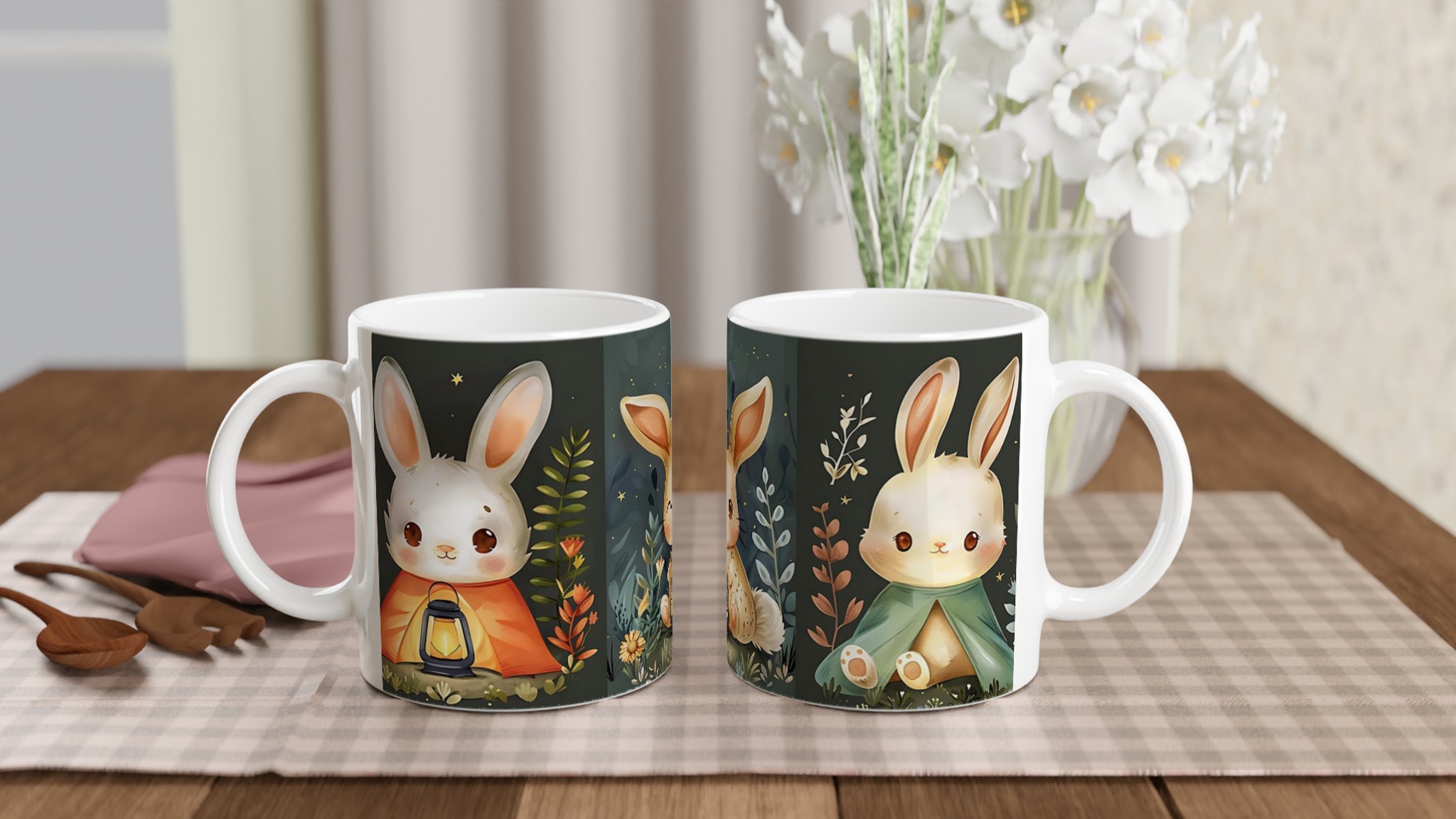 Magisk Kaninmugg – Charmig & Mysig Keramisk Mugg för sagolika stunder, Välj din favoritfärg! 10 cefa6d5b-6f7d-4e85-a7ce-c9a88e8010aa
