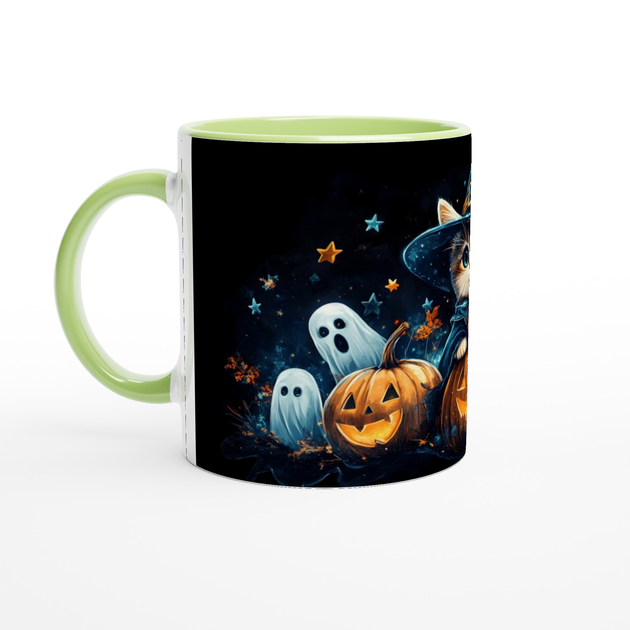 Förtrollande Halloween Mugg: Söt Häxkatt & Spöken – Perfekt för Mysiga Stunder & Skrämmande Kul! 3 cf7a0345-dd11-4b47-925e-5a1cd12009a8