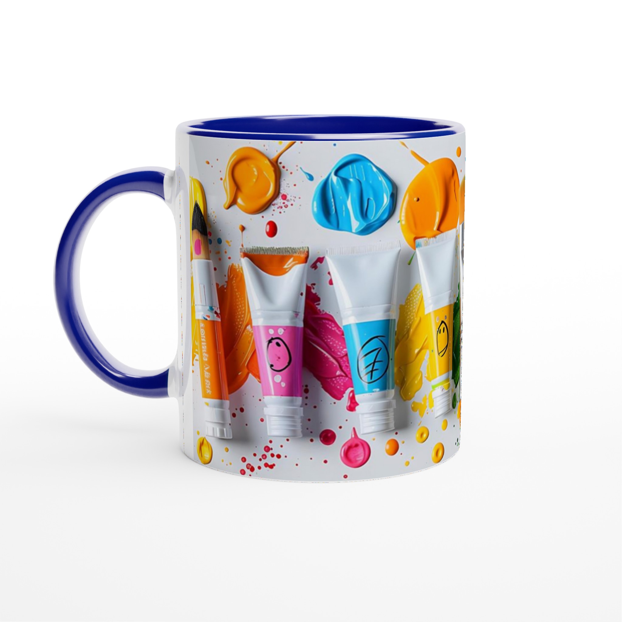 Färgsprakande 11oz keramikmugg – Din kreativa duk för kaffe, te och konst! 4 cfad8480-413c-4cac-8f1d-a30df3adbae5
