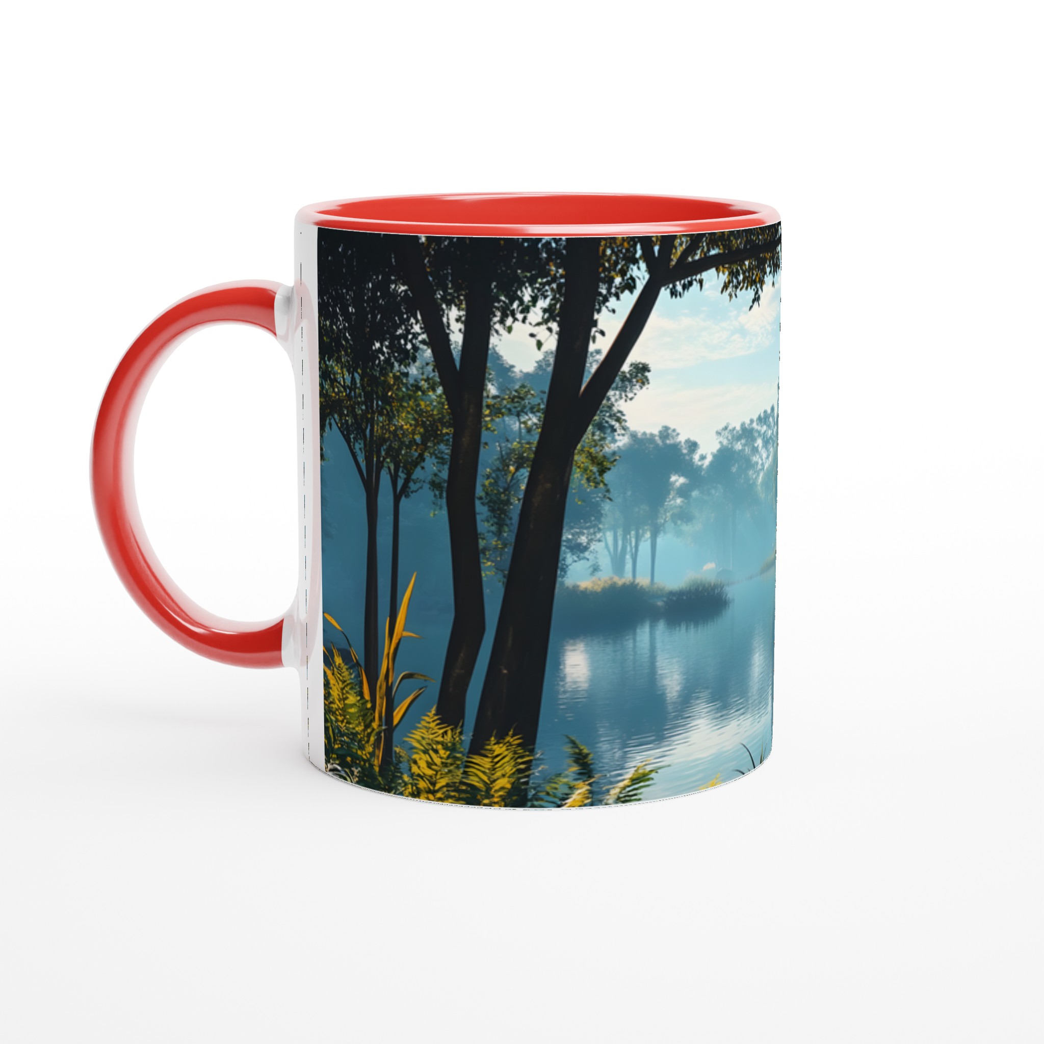 Giraffe vid Morgonsjön – En Fridfull 11oz Keramikmugg i ditt Val av Färg 5 cfb7d39a-0fec-4540-a97d-7ea12db15f39