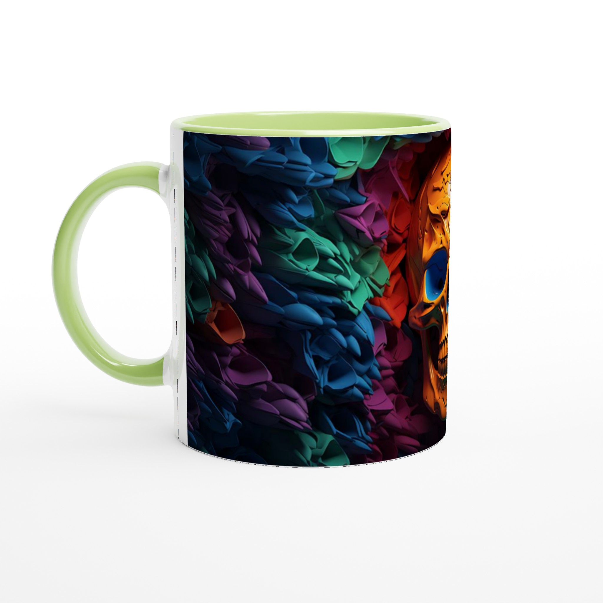 Neon Skull Design 11oz Keramisk Mugg – Välj bland 7 Livfulla Färger för Din Kaffestund 3 cfc0c5ea-19cd-4728-93df-abe9587b465e
