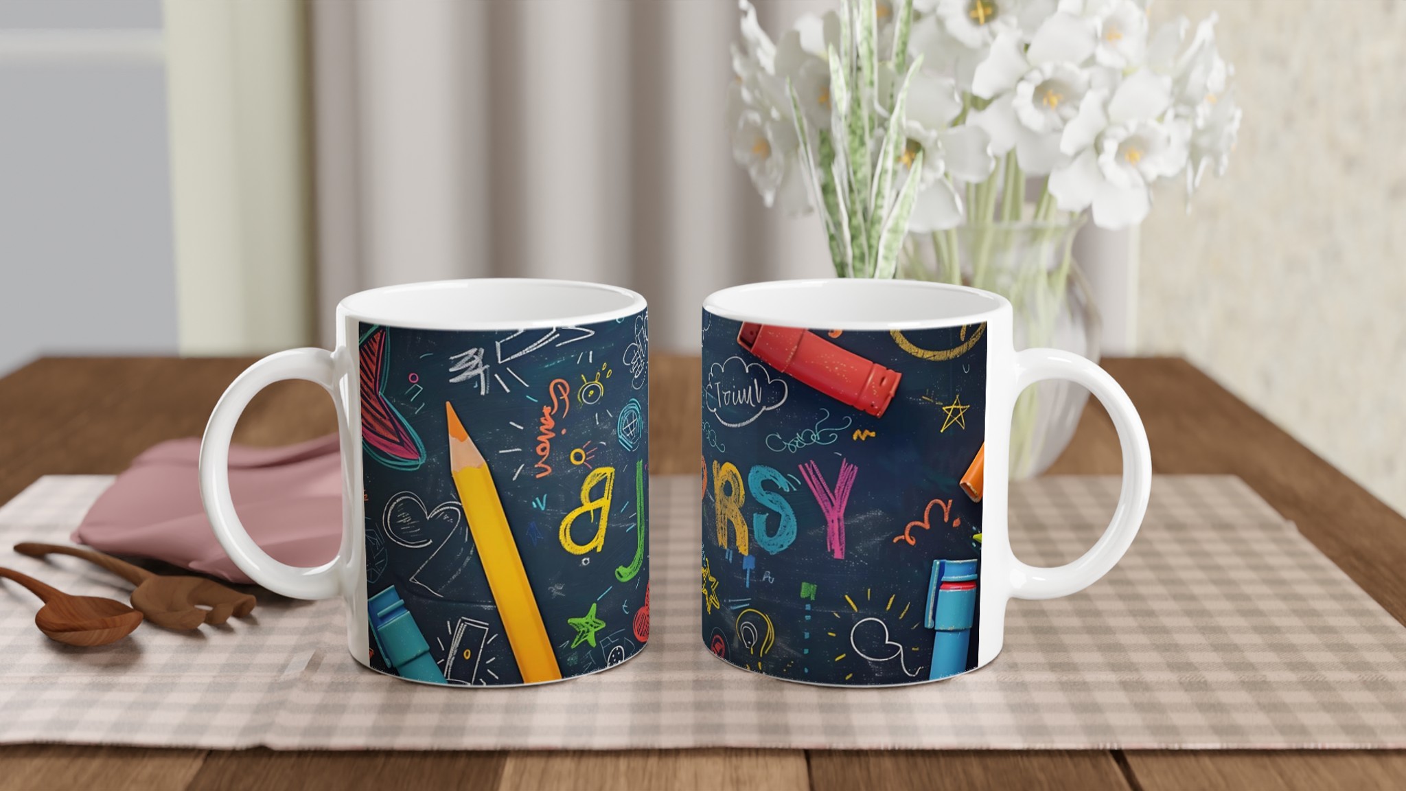 Kreativ Black Board Mugg - Personlig Design i Livfulla Färger - Välj Din Färg! 10 cff36f2c-bc4a-4196-b4f5-a2d2158e1f7e