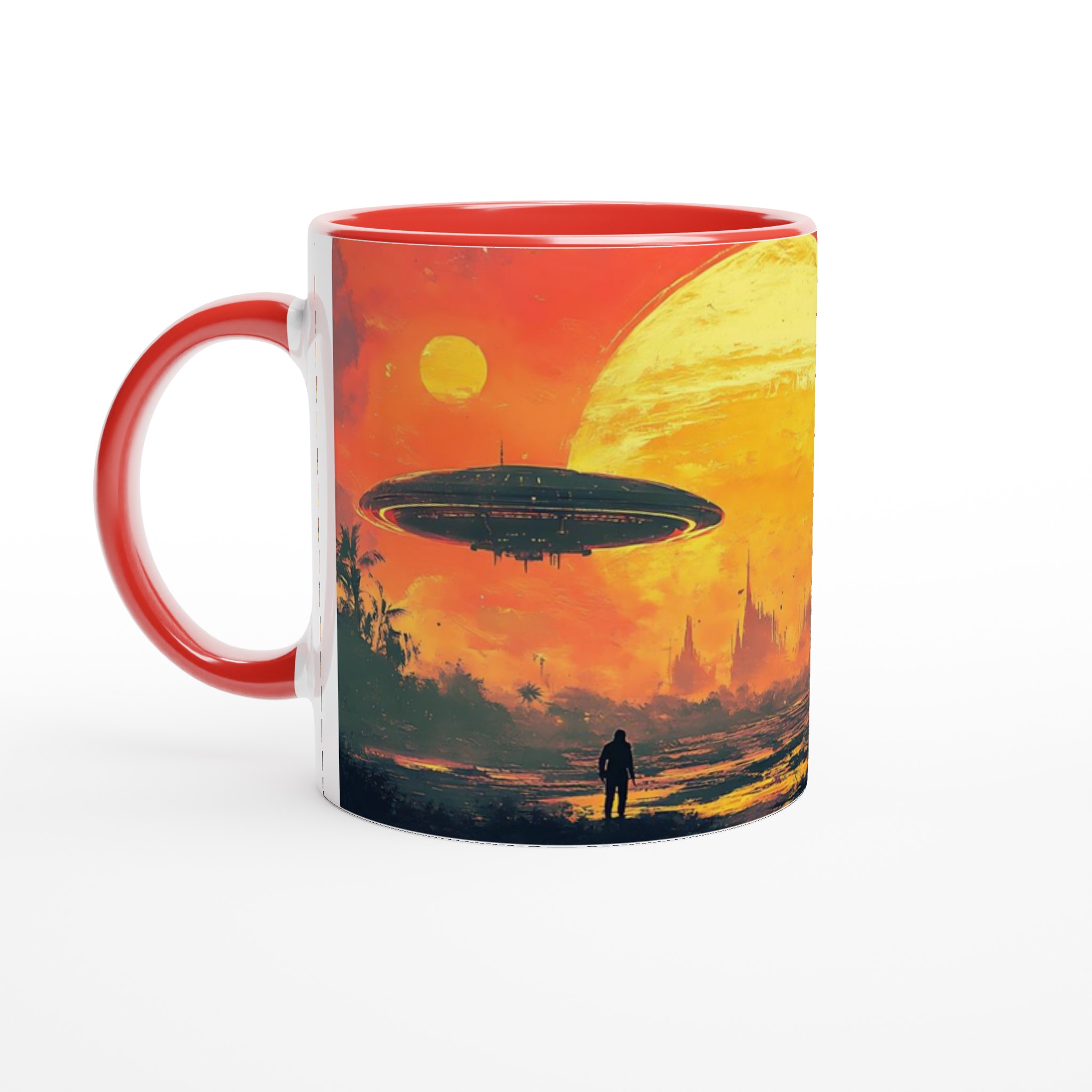 Kosmisk Gryning 11oz Keramikmugg – Sci-Fi Vyer & Livfulla Färger 5 d05a3f13-b76a-4bc3-9261-993bf89df544
