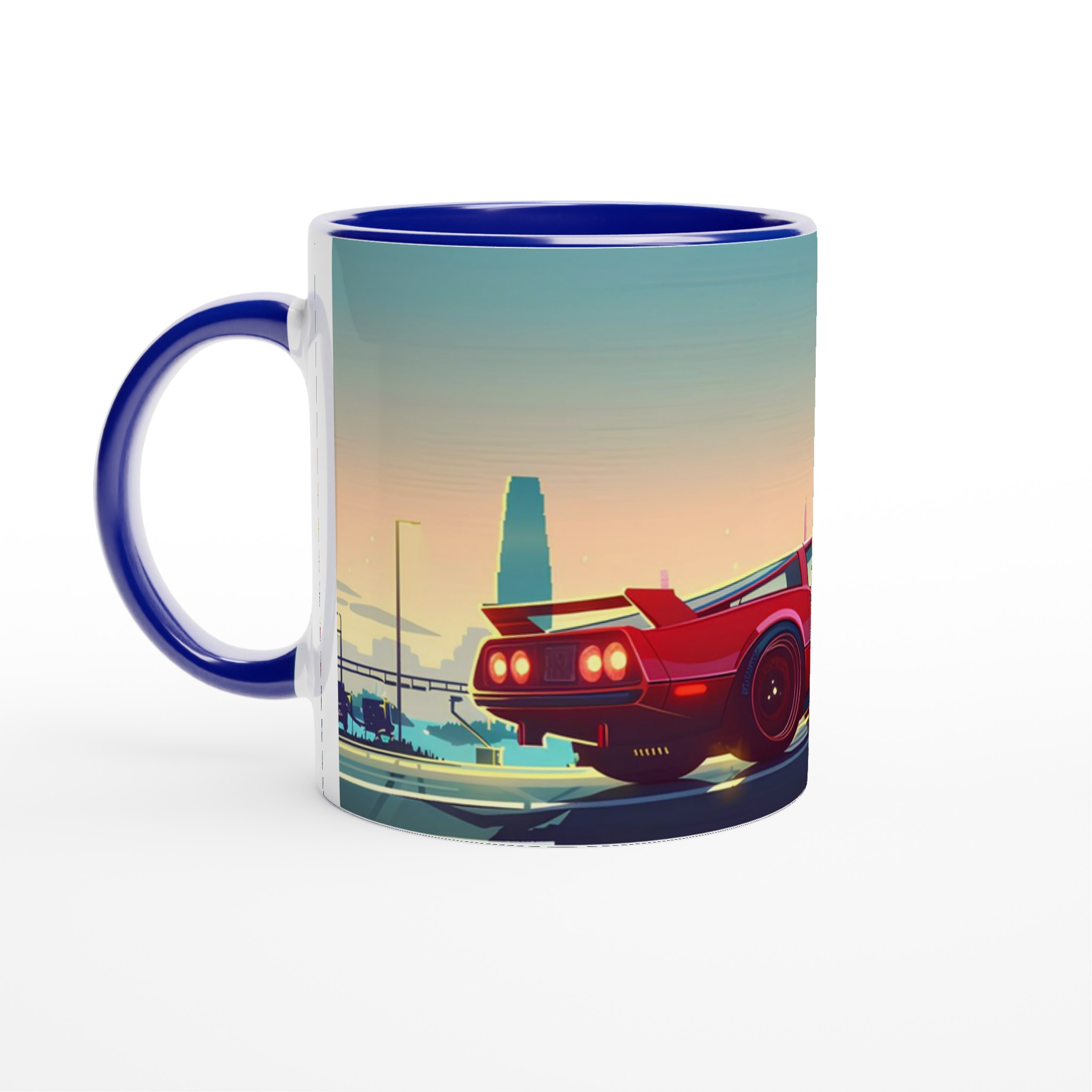 Retro Road Trip 11oz Keramisk Mugg – Ikonisk Sportbil & Solnedgångsnyanser för Kaffeälskaren 4 d08c89db-0097-4c1c-92bb-d9147155c8a7