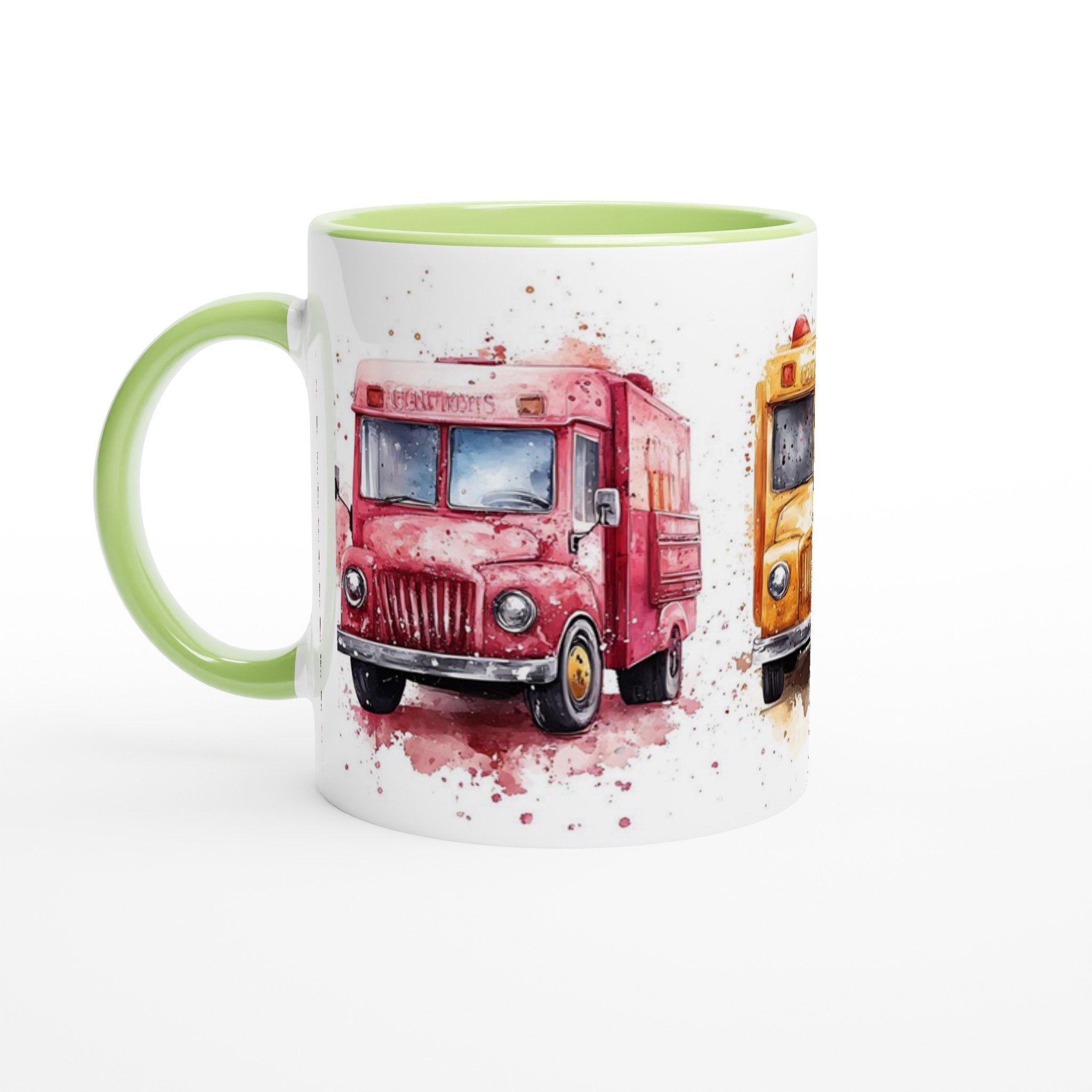 Retro Food Truck Akvarellmugg – Levande Färger och Charmig Design i Flera Nyanser 6 d0bb7139-5a00-40c8-9d1b-0ca8db25fffd