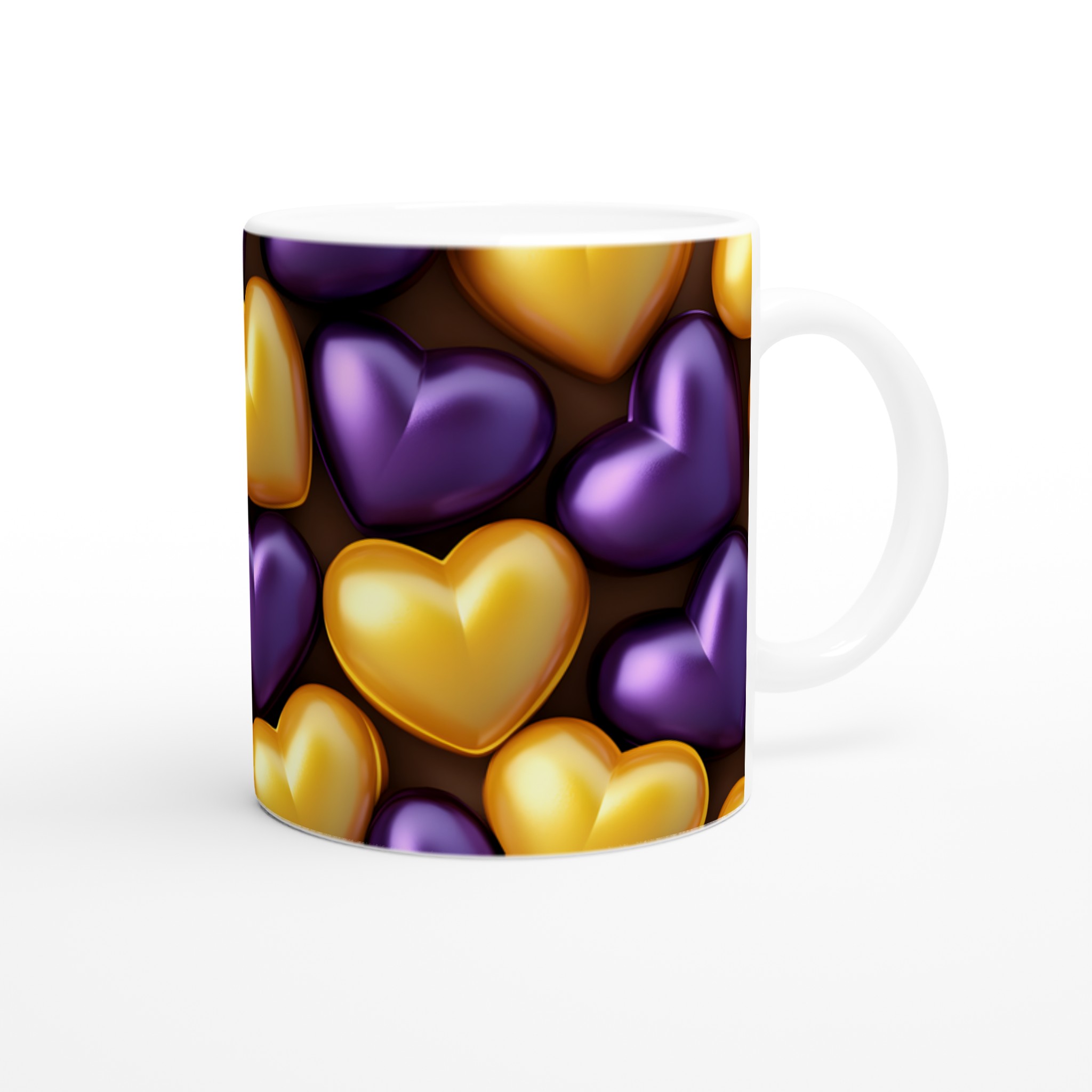 Kärlek i Guld & Lila: Premium Keramikmugg - 11oz, Välj Din Favoritfärg! 9 d0bebec3-4753-4eb2-937e-899dc9ec37ae