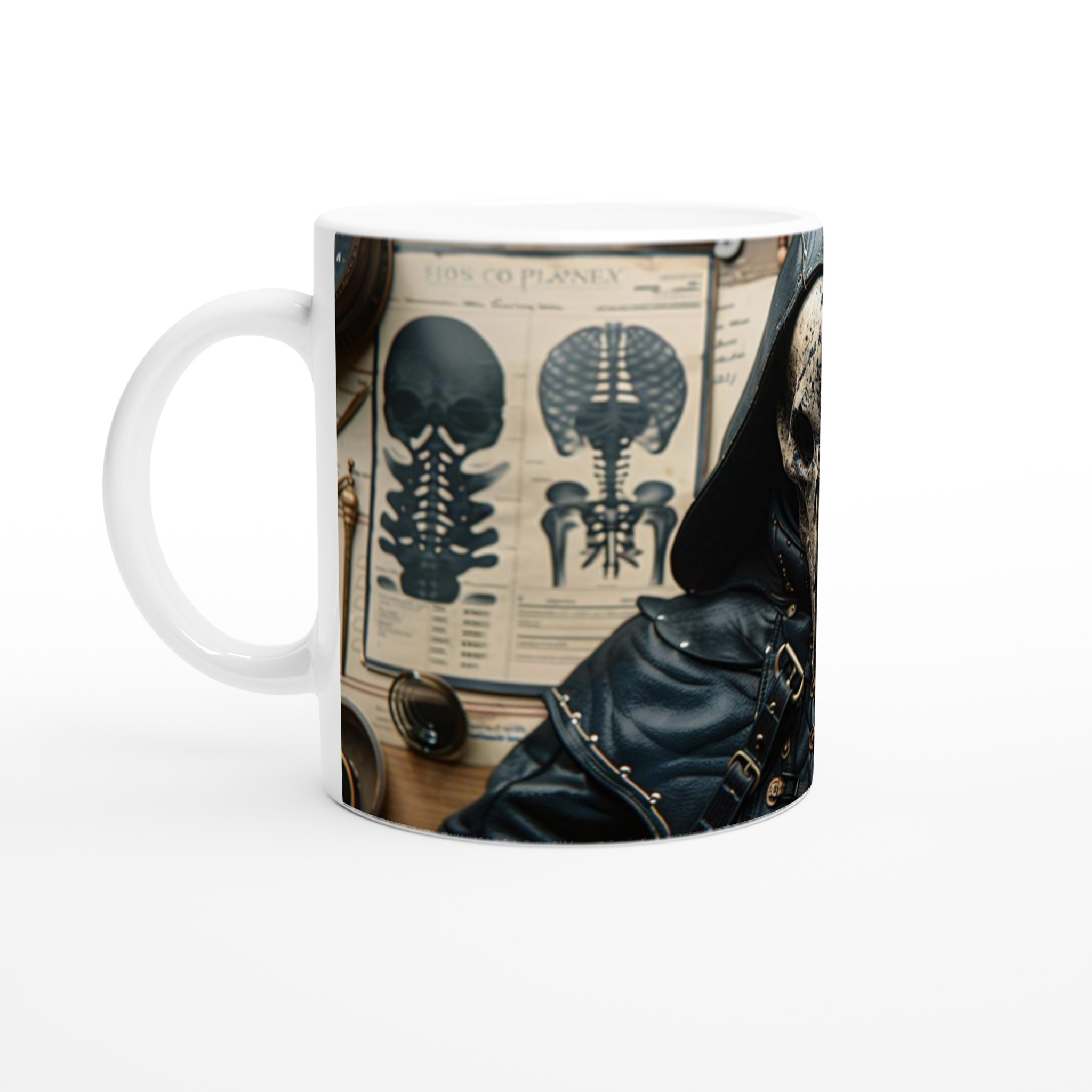 Pestdoktor Mugg - Mystisk Steampunk-inspirerad Keramikmugg i ditt val av färger 1 d118ad60-e9f7-4f1c-95f1-08ba011b4e52