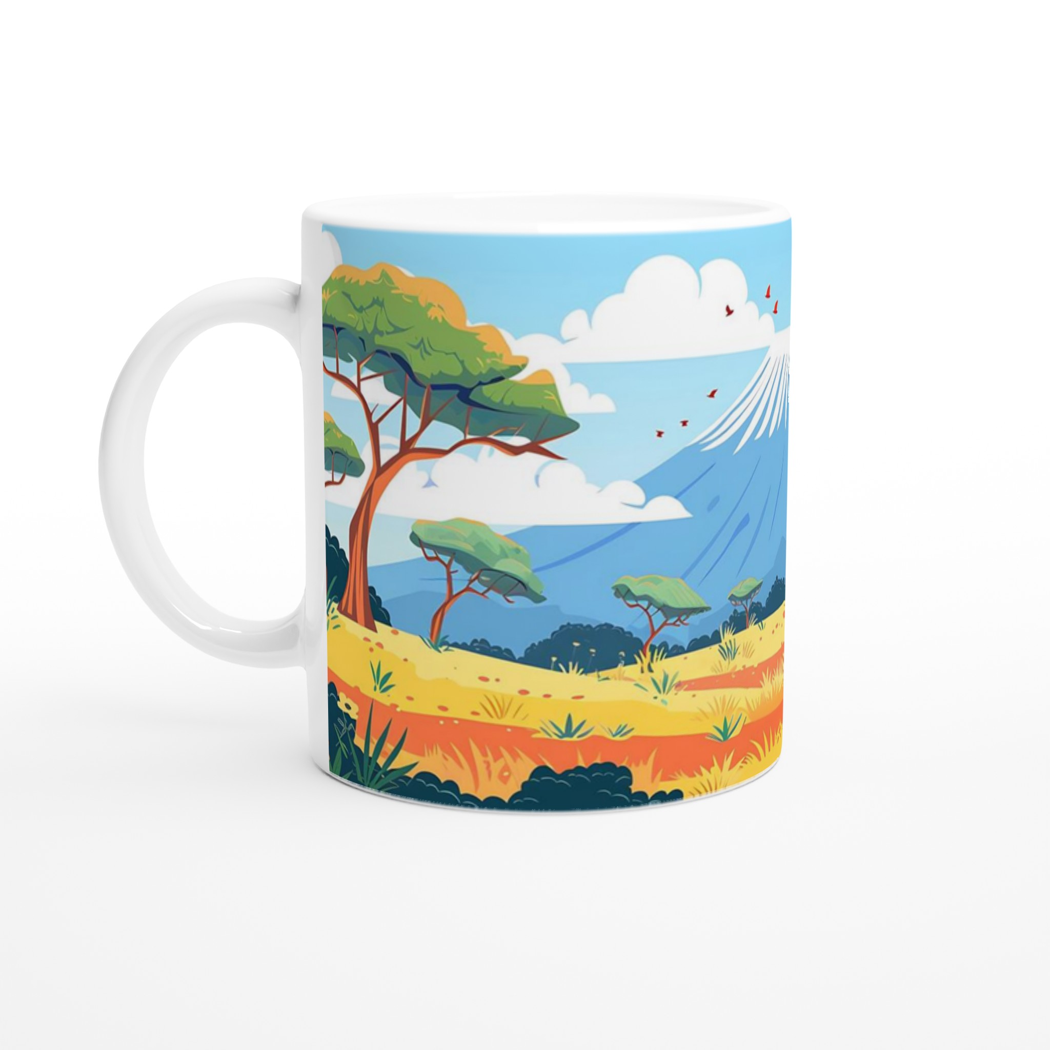 Mt. Fuji Solnedgång Keramisk Mugg – Konstfull Design i Flera Färger 1 d15d7fd9-7582-4e19-93ec-08331cce617c