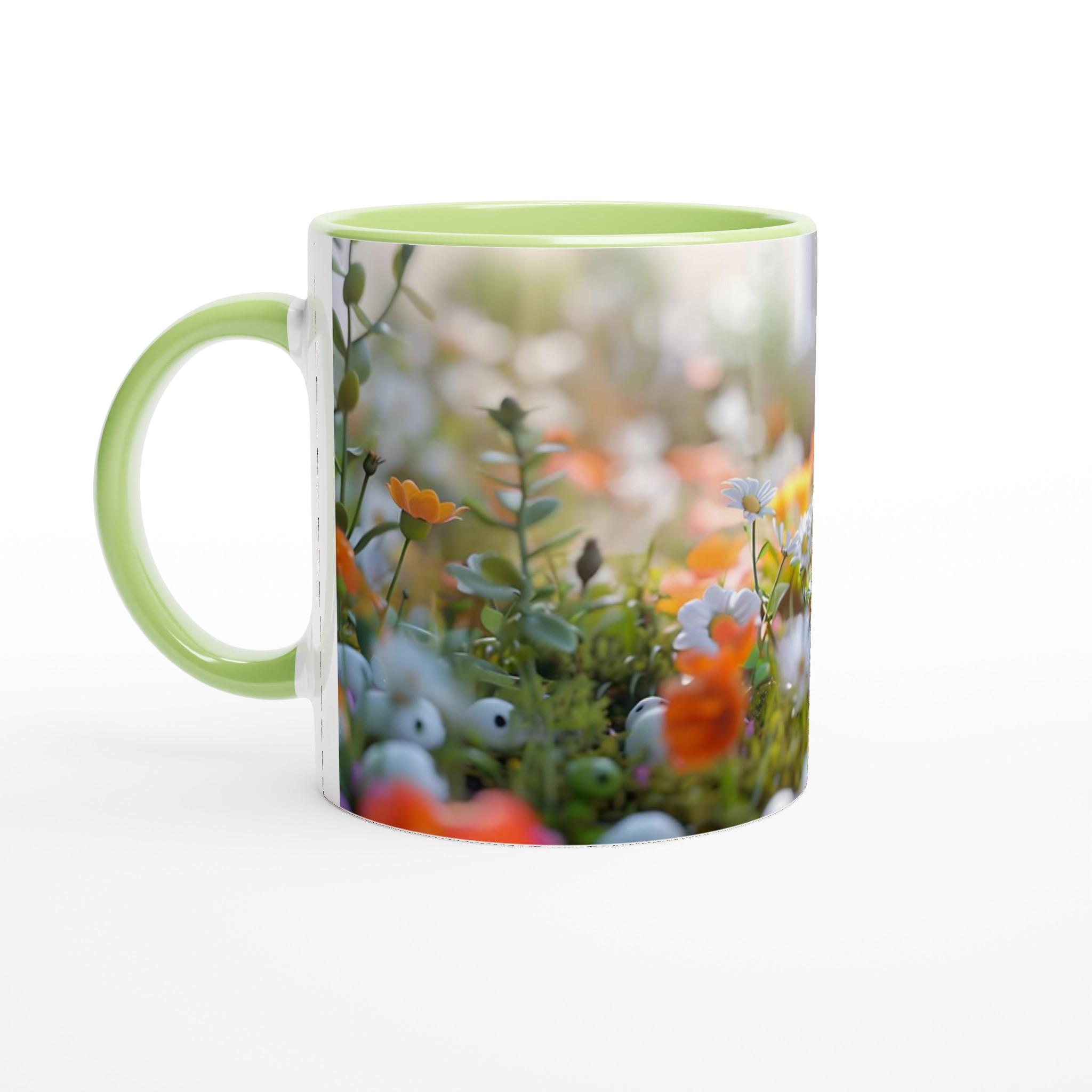 Söt Spöke Blomsteräng 11oz Keramisk Mugg – Välj bland 7 Livfulla Färger 3 d1a87a1e-0c34-4df6-b277-daff989a3e64
