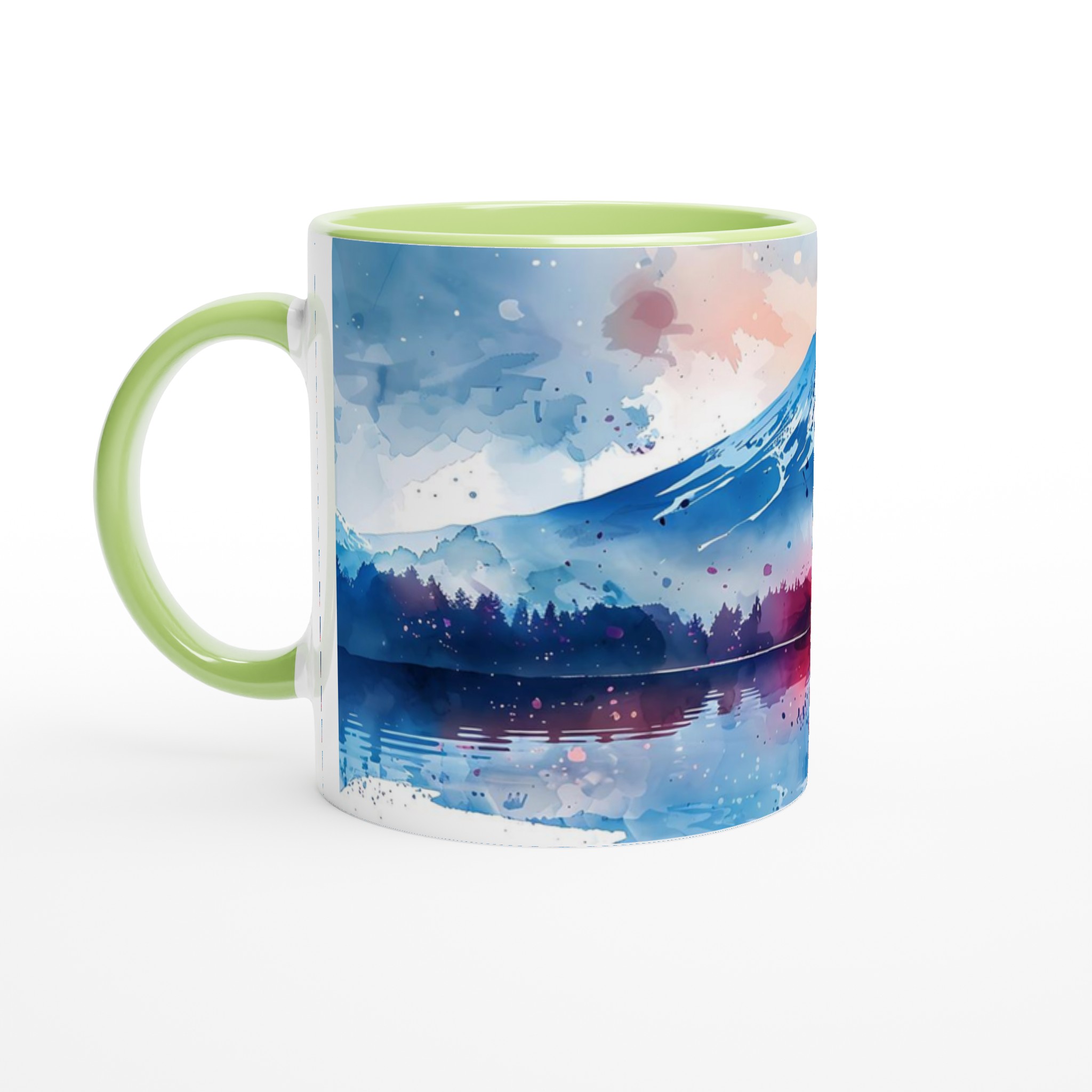 Akvarellberg: 11oz Keramisk Mugg – Konstnärligt Motiv i Valfri Färg 3 d1f0c110-cbad-4e07-a29b-518a5a8869c8
