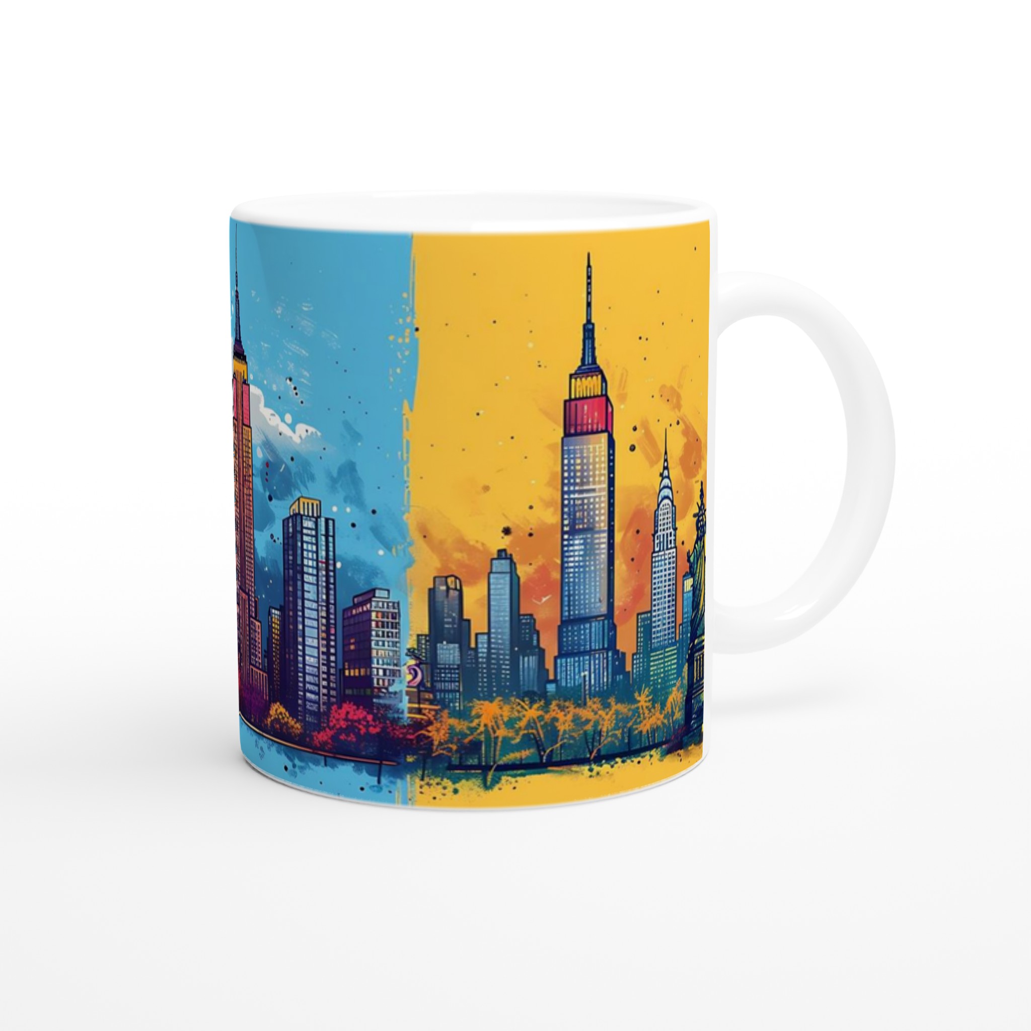 New York City Pop Art Mugg – Livfull Storstadskänsla i Keramik 9 d1f1fb28-9729-4e0a-8eb3-52acd8e0e127