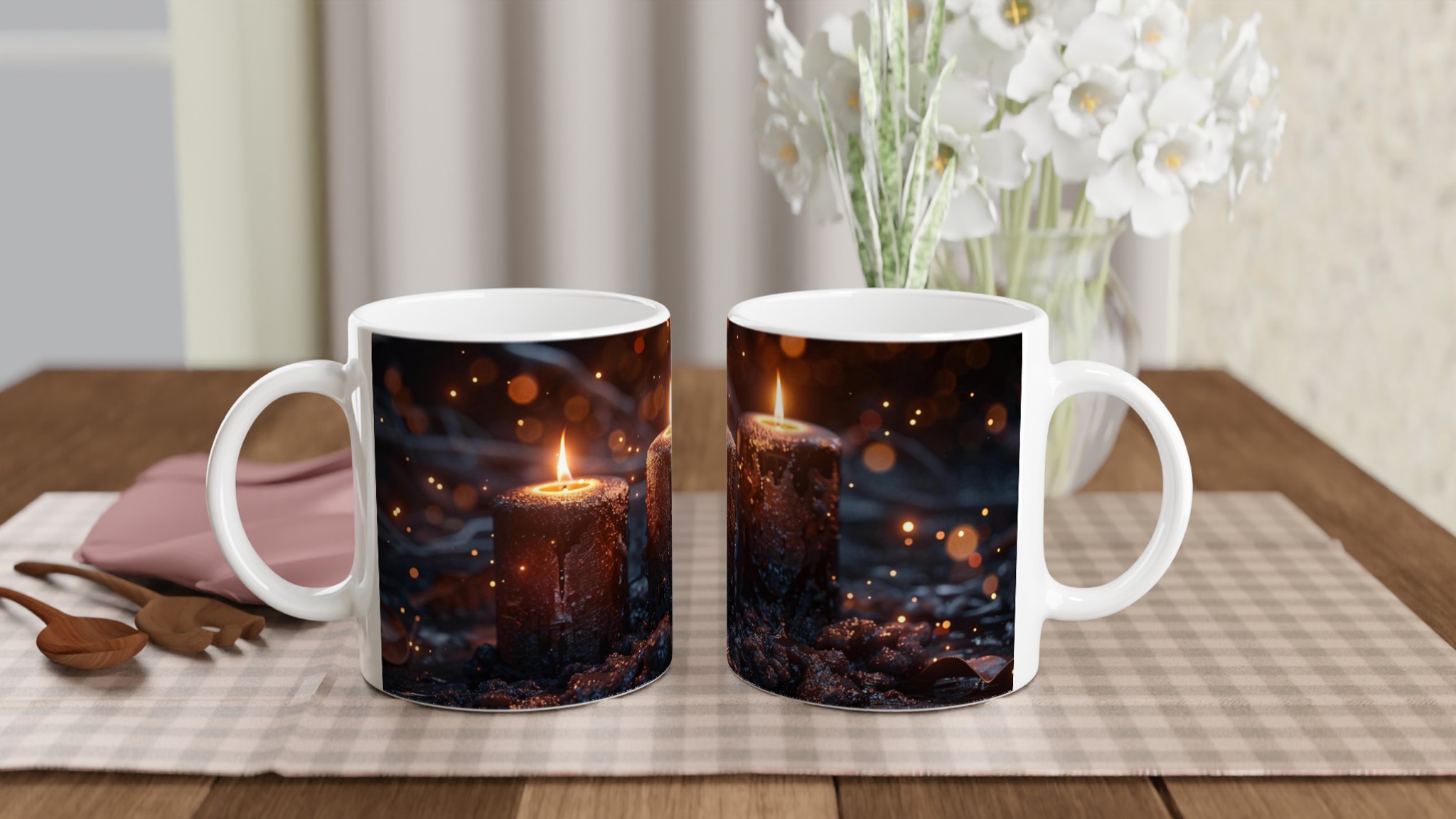 Vit 11oz Keramisk Mugg – Skapa Mysig Stämning i Din Favoritfärg 11 d2232516-a7da-4433-bd7b-c0f51e903d91