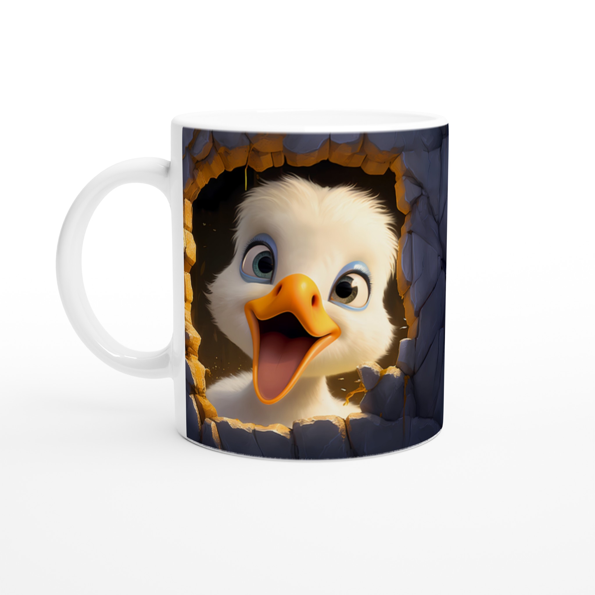 Glad Anka 11oz Keramisk Mugg - Rolig design i valfri färg 1 d23be77b-df32-411d-b0de-ec97d358bba7