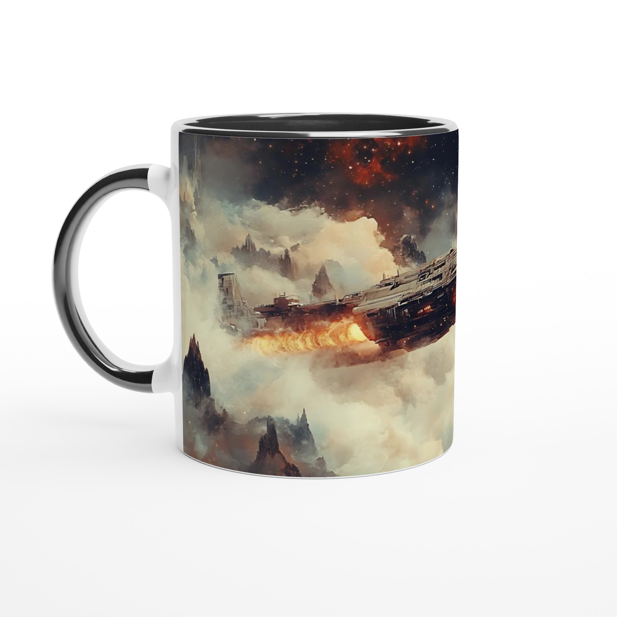 Kosmisk Rymdskeppsmugg – Äventyr i Vintergatan 11oz Keramikmugg 2 d23eb8d9-1d72-44e7-a4de-dbf9223b4585