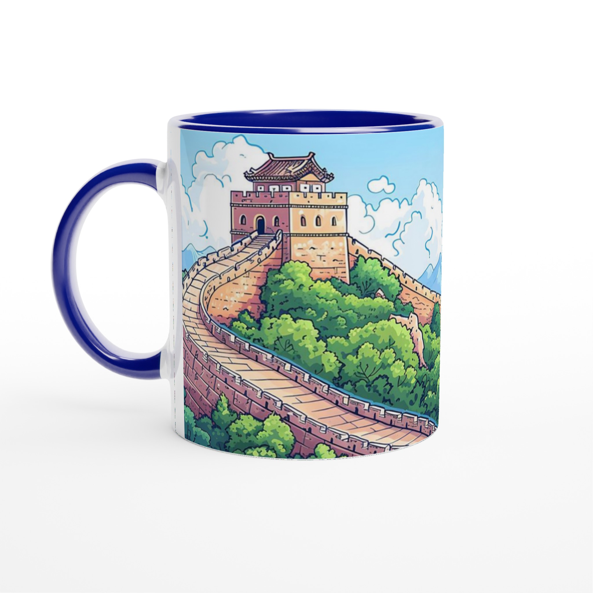 Storslagen Kinesisk Mur Muggen – Färgstark Kinesisk Vägdesign i 11 oz Keramik 4 d2457755-fb85-4fe6-9d33-cdd5aa086761