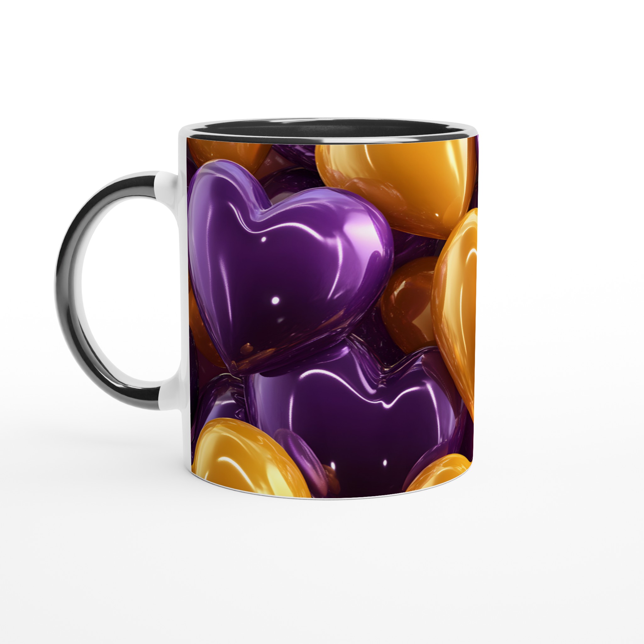 Kärlek i Varje Klunk: 11oz Keramikmugg i Levande Färger 7 d24aee57-c249-4156-93a0-20bfee768397
