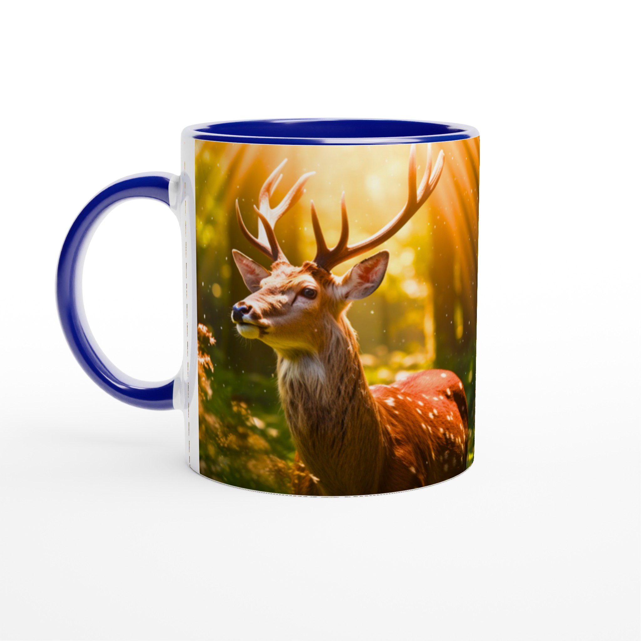 Majestätisk Rådjur Mugg - Anpassa med din favoritfärg, 11oz Keramik 4 d28ec14f-7885-4de1-a67c-03ae958fb998