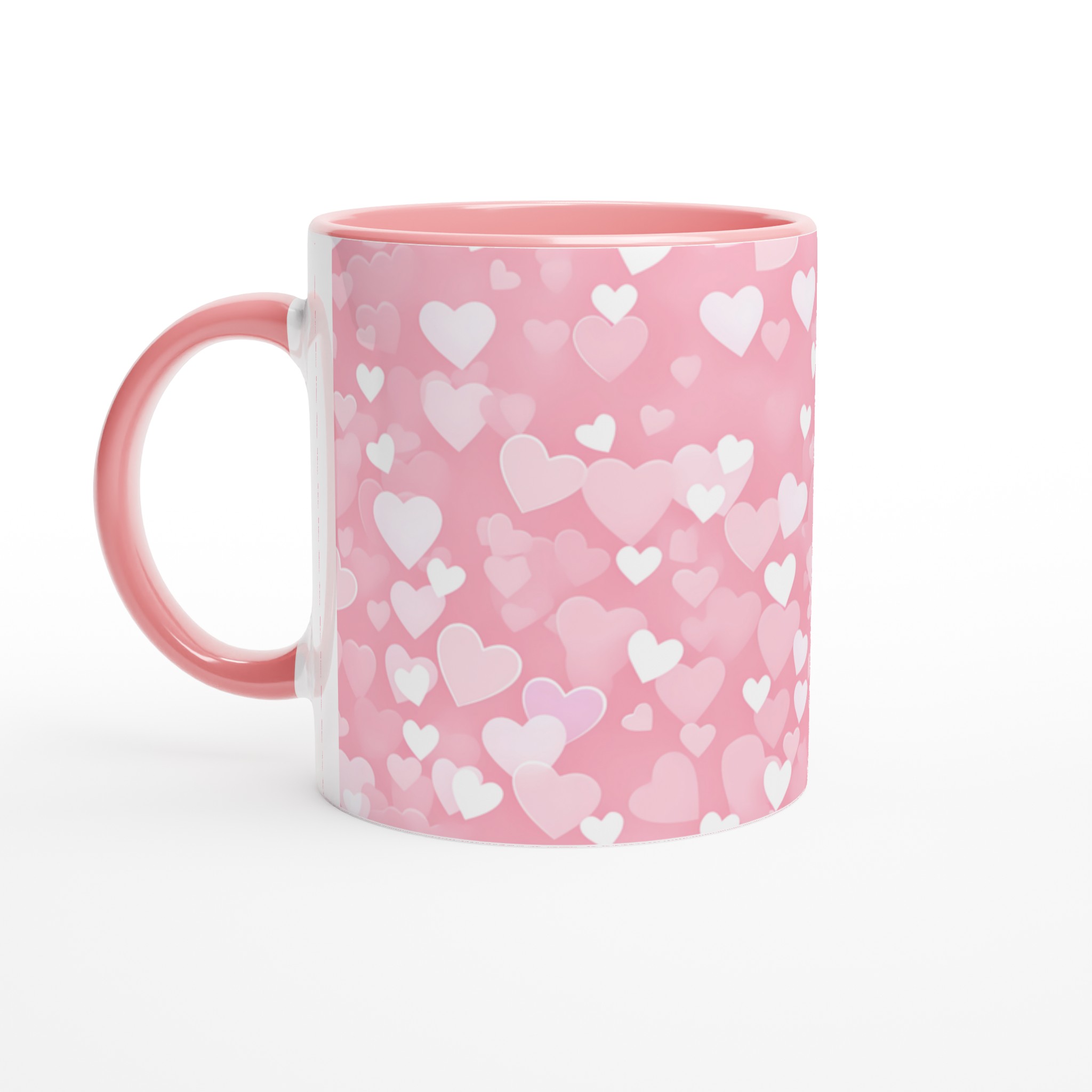 Rosa Kärlekshjärta Mugg - Romantisk Keramisk Mugg för Kaffe & Te i Flera Färger 6 d2ab072c-fba0-428e-a3ca-ef6cec7c90f2
