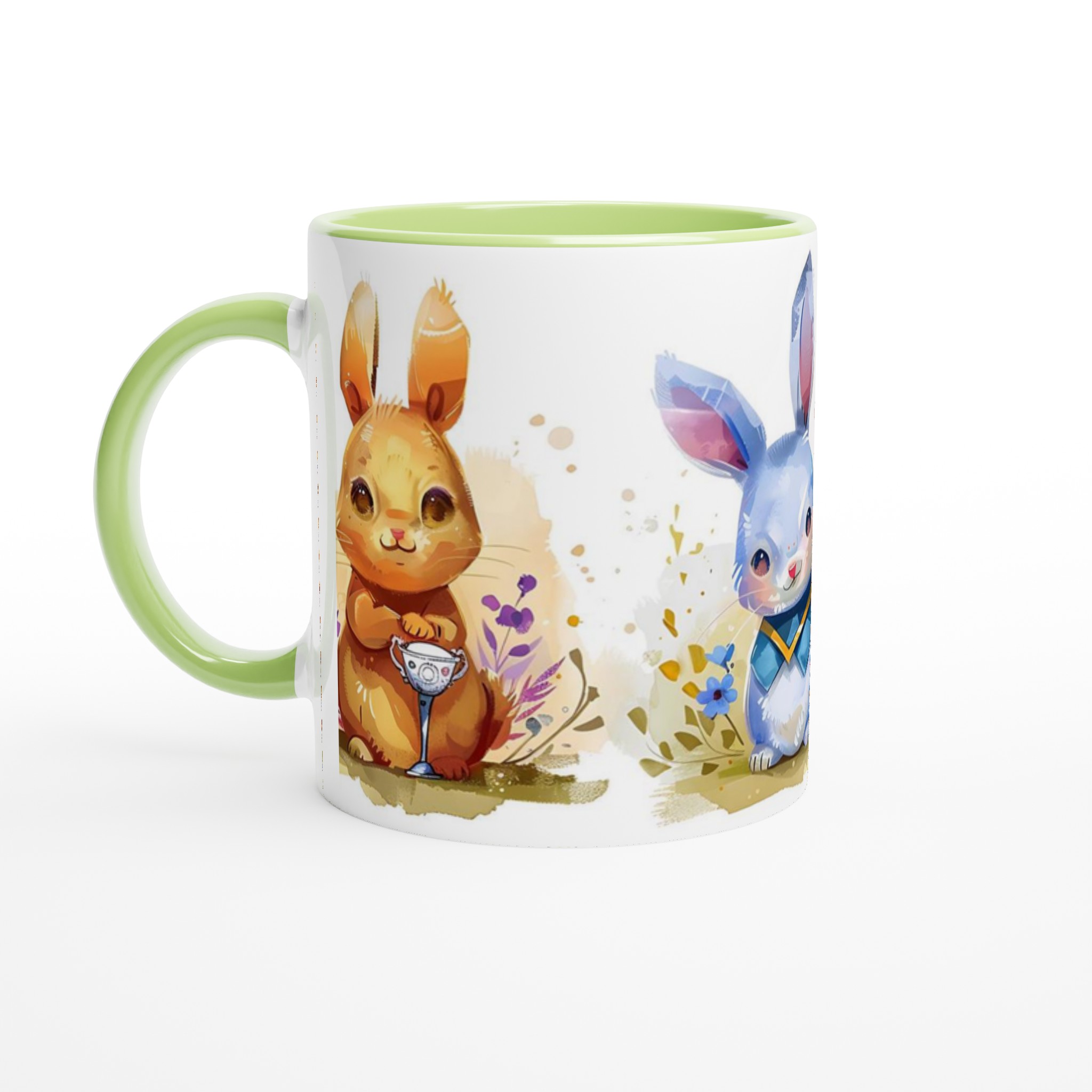 Söta Akvarell Kanin Mugg – 11oz Keramisk Kaffekopp i Flera Färger 3 d2d6c1f7-d3f6-40c1-8d2f-c3608ccf7624