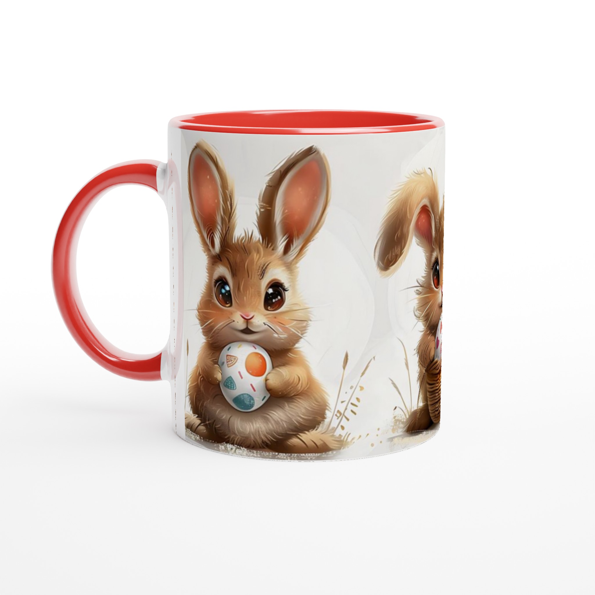 Påskharar med ägg – Söt 11oz Keramikmugg i ditt val av sju färger 2 d2ed48d4-ad52-4df8-acbc-0170d399285a