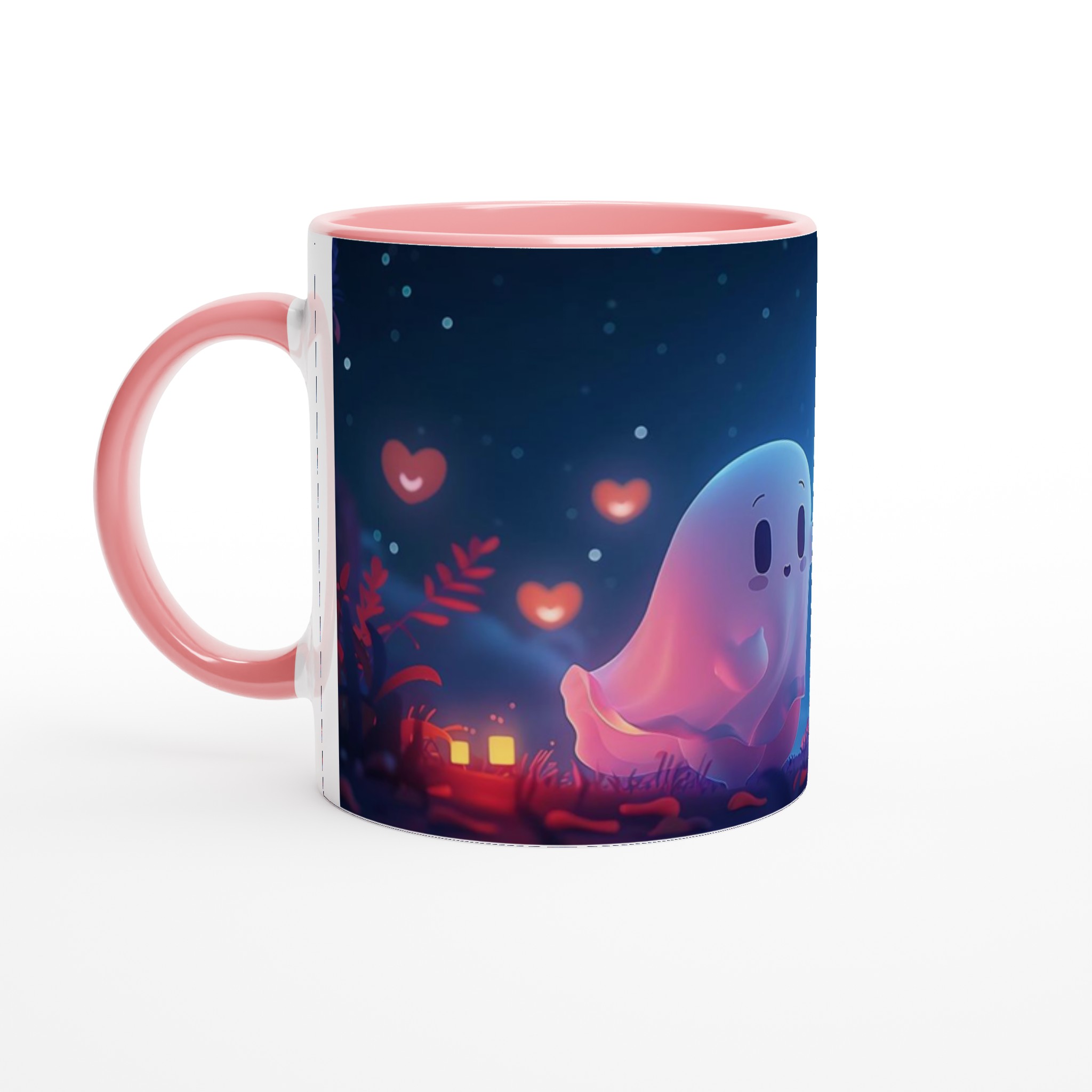 Söt Spöke Fullmåne Keramikmugg – Magisk 11oz Kaffemugg i Ditt Val av Färg 6 d37cac1d-6f21-497a-95e3-fc89c961e05e