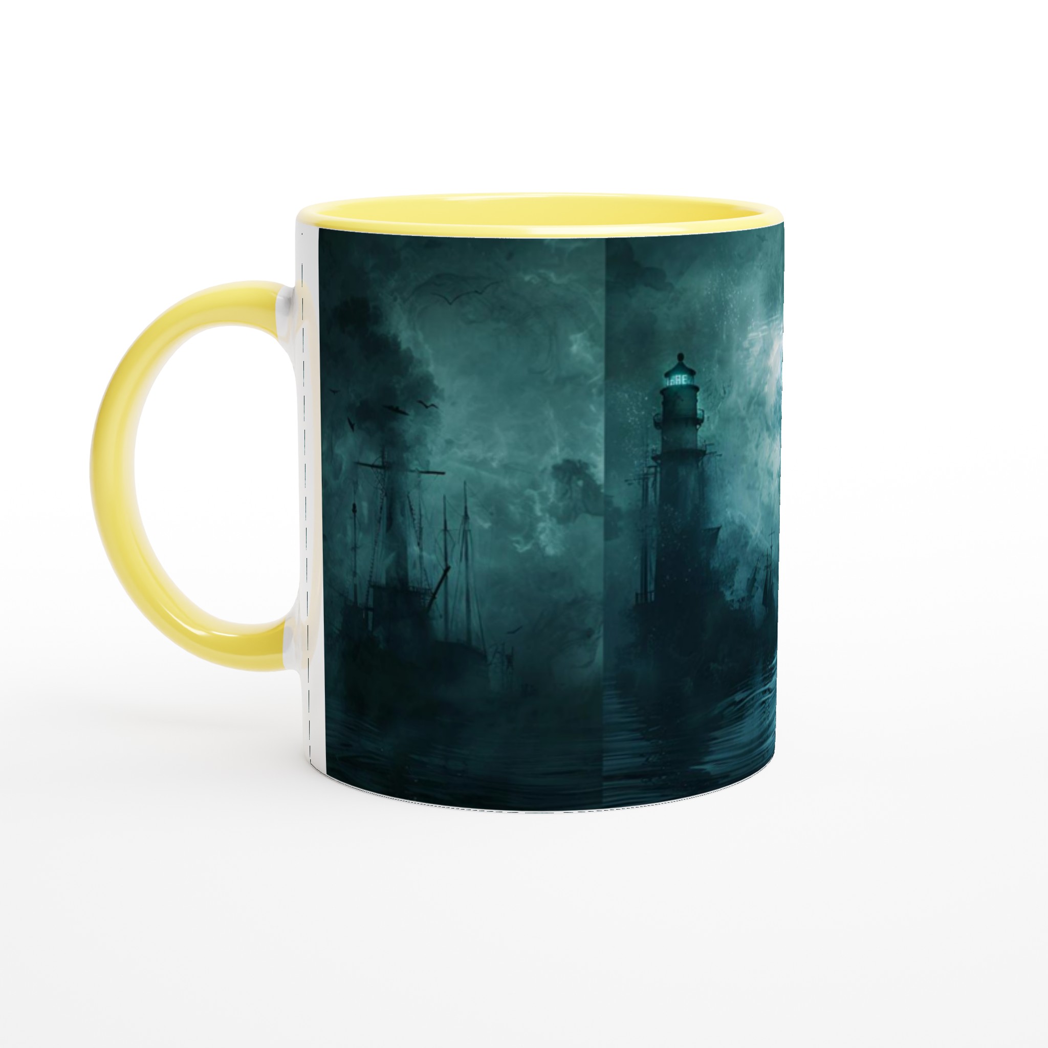 Mystical Lighthouse Ceramic Mug – 11oz in Your Choice of Ceramic Hues 5 d37e554d-912f-4110-bd07-61f1ad3fefc6