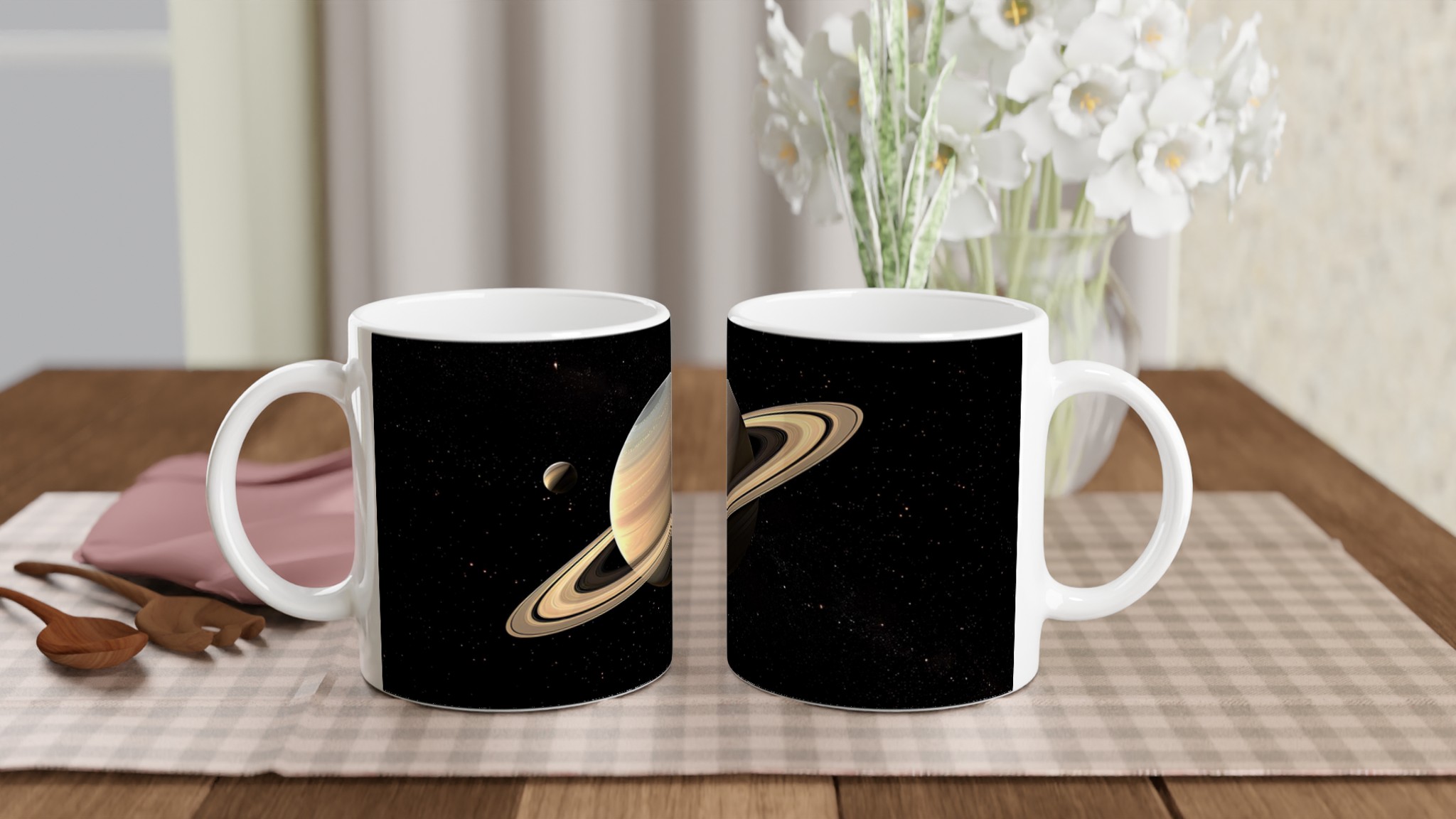 Saturnus Kosmiska Mugg – 11 oz Keramikmugg i ditt Val av Färg 10 d398146b-4ae1-442d-acc2-185a3a186225