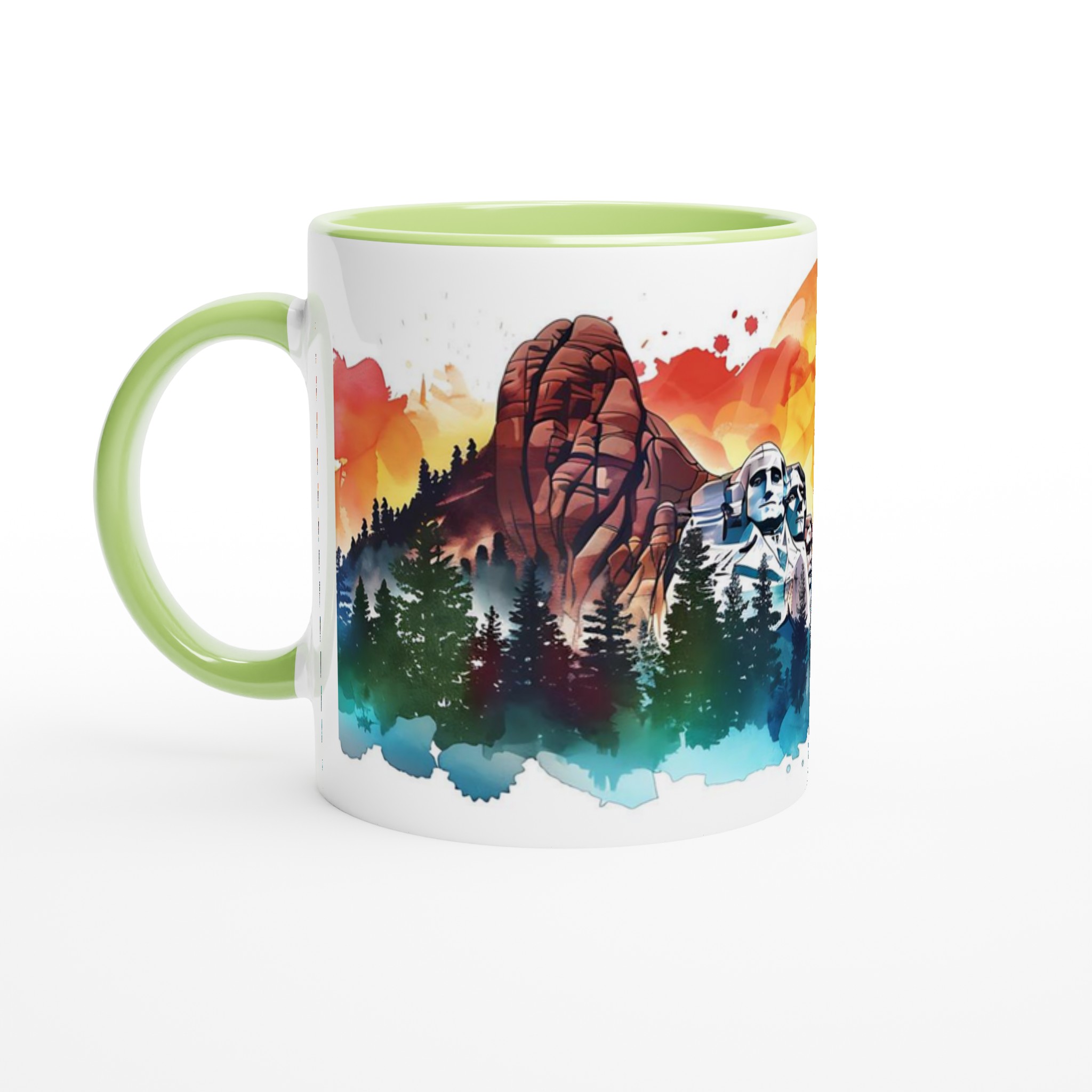 Historiska Monument i Akvarell 11oz Keramisk Mugg – Konstnärlig Design i Flera Färger 3 d3a60e20-ec1a-477f-ba92-51581536f9cb