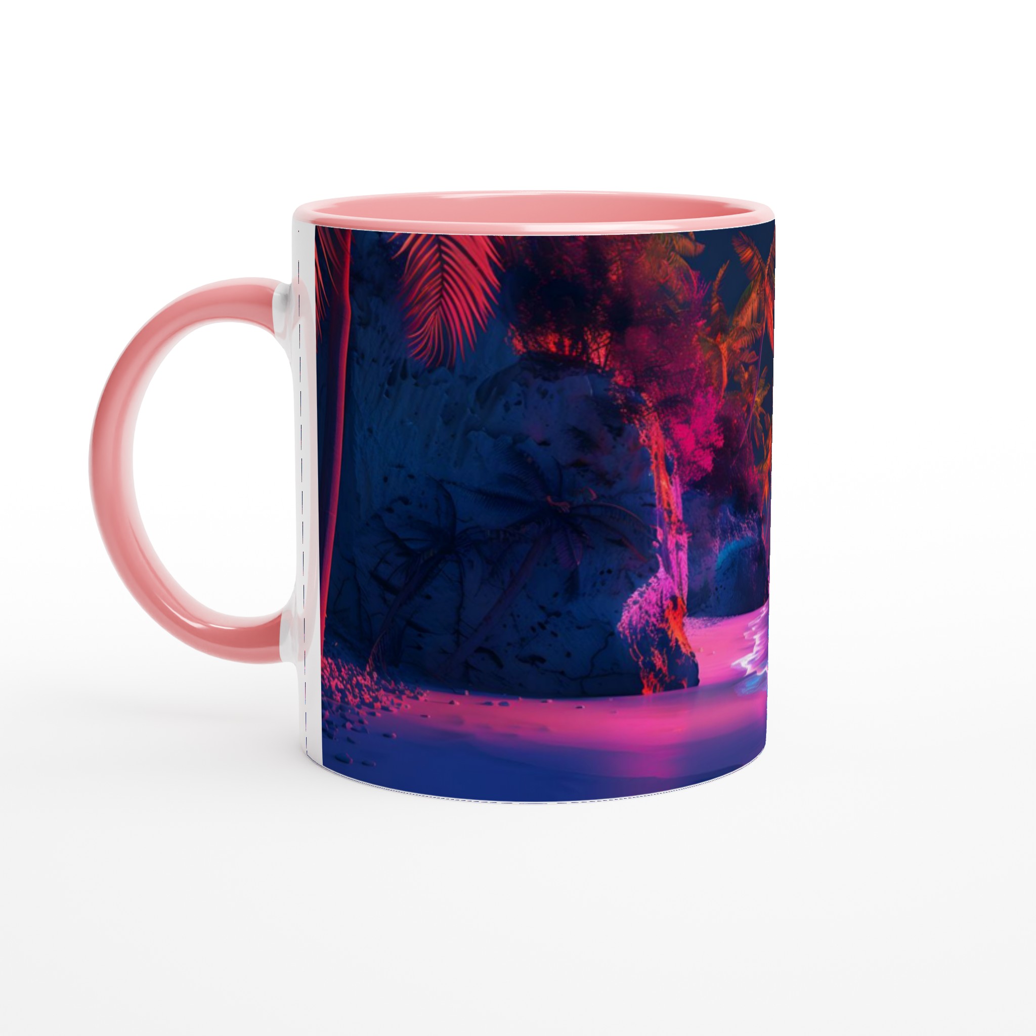 Neon Sunset Strander 11oz Keramisk Mugg – Drömmig Strandvibb i Valfri Färg 6 d3b9e3ec-71dc-406a-86df-e0280a879fe0
