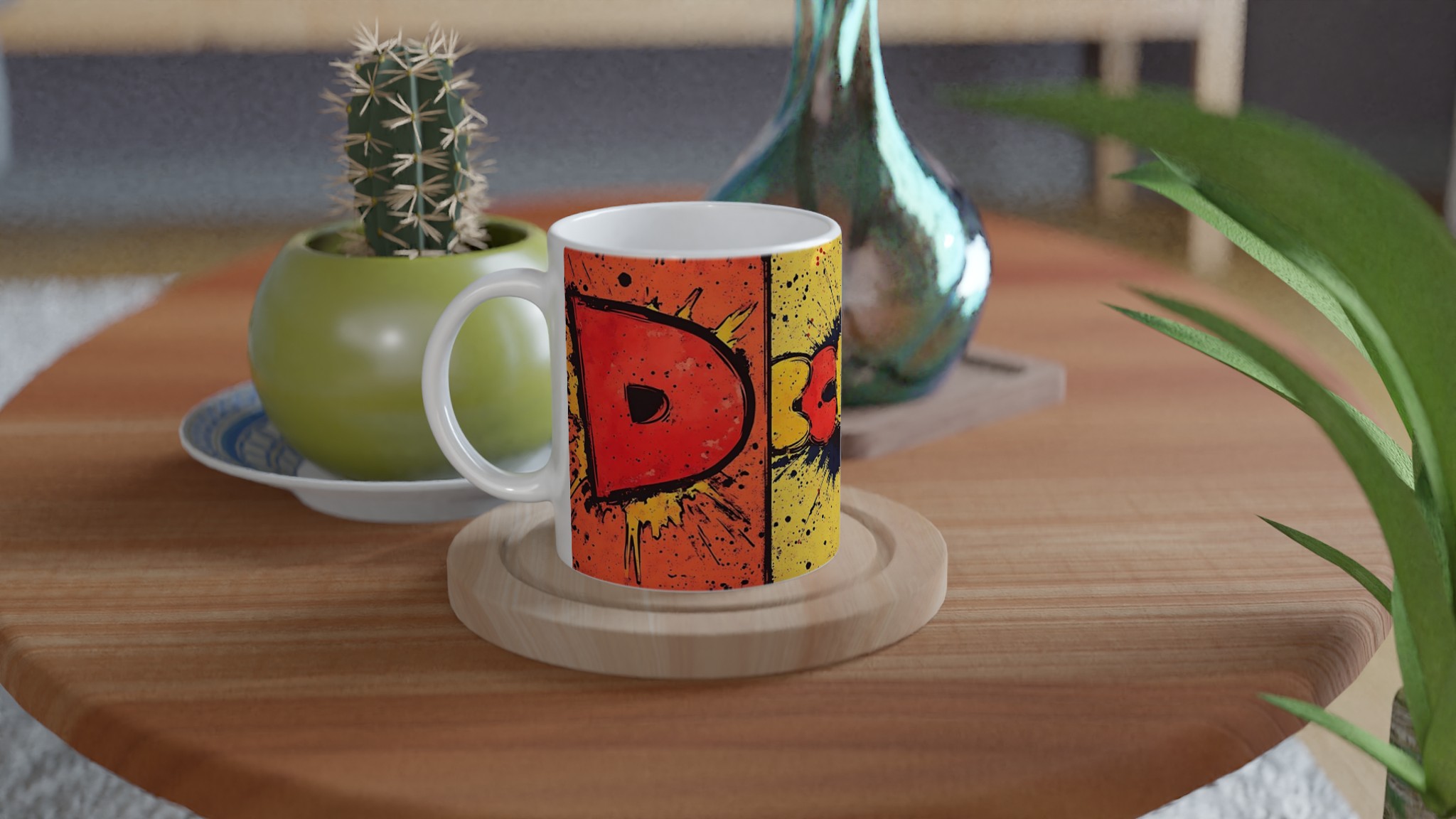 Pop Art Splash 11oz Keramisk Mugg – Färgglad och tålig, i din valfria nyans! 9 d3bb0d8a-7945-4c1f-a326-03eb355b2068
