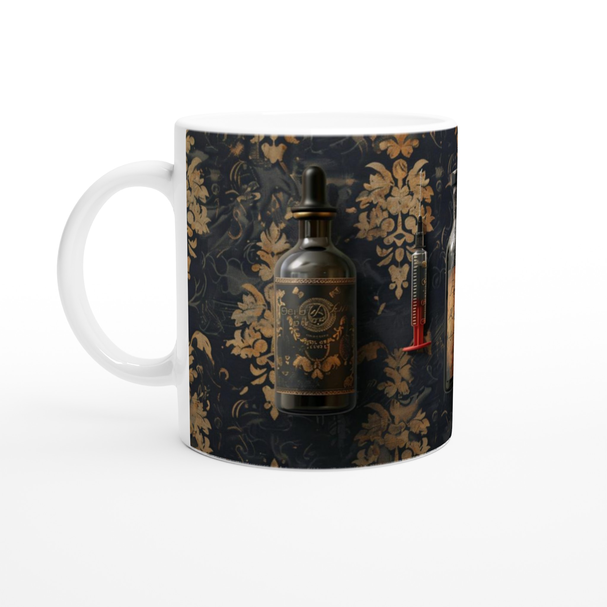 Mörk & Mystisk Elegans: Gyllene Gotisk Mugg – 11oz Keramisk Kaffekopp i Valfri Färg 1 d3cf4f5e-77b4-47ed-b9ad-4bf8e32ac54b