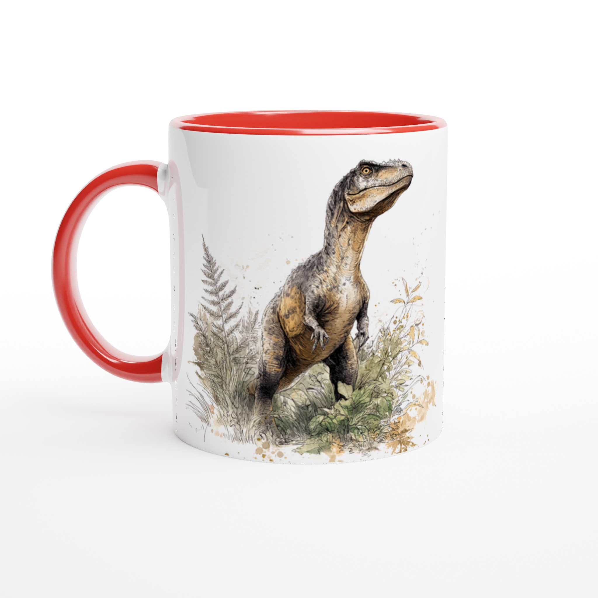 Dinosaurier i Vattenfärg 11oz Keramisk Mugg – Välj bland 7 Färgstarka Alternativ! 2 d41055b0-79aa-48be-9ef3-f29b392f7ed5