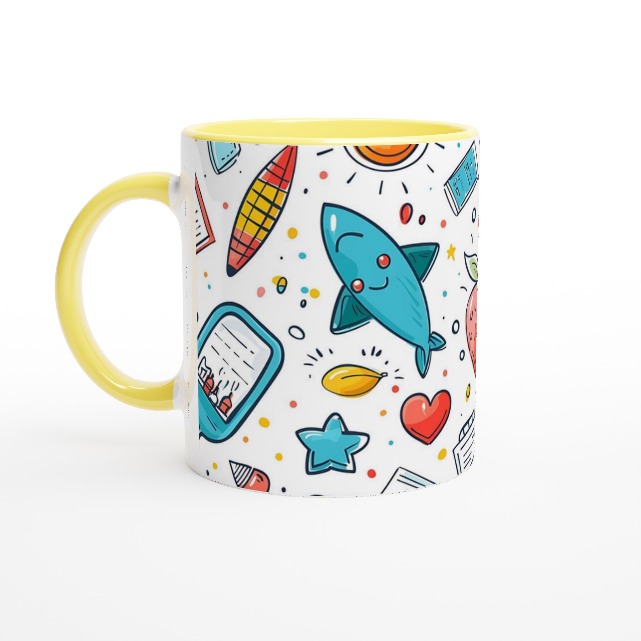Mångfärgad Kaffemugg med Lekfulla Motiv – Välj Din Favoritfärg i Premium Keramik 5 d4393304-6201-4a0f-9eb6-2d879c529ef0