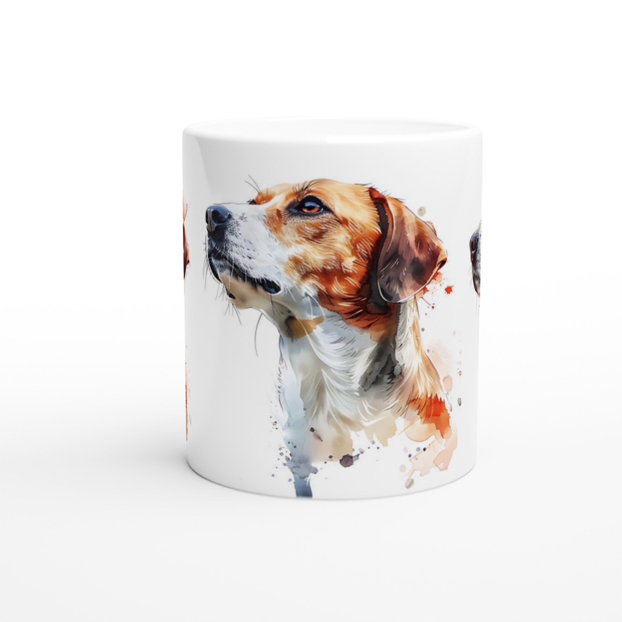 Akvarell Beagle Keramikmugg - Charmig Hundkonst i Klara Färger, Välj Din Favoritmugg 8 d43dc5dc-2ed2-4fff-9a87-0aeaa34da4b5