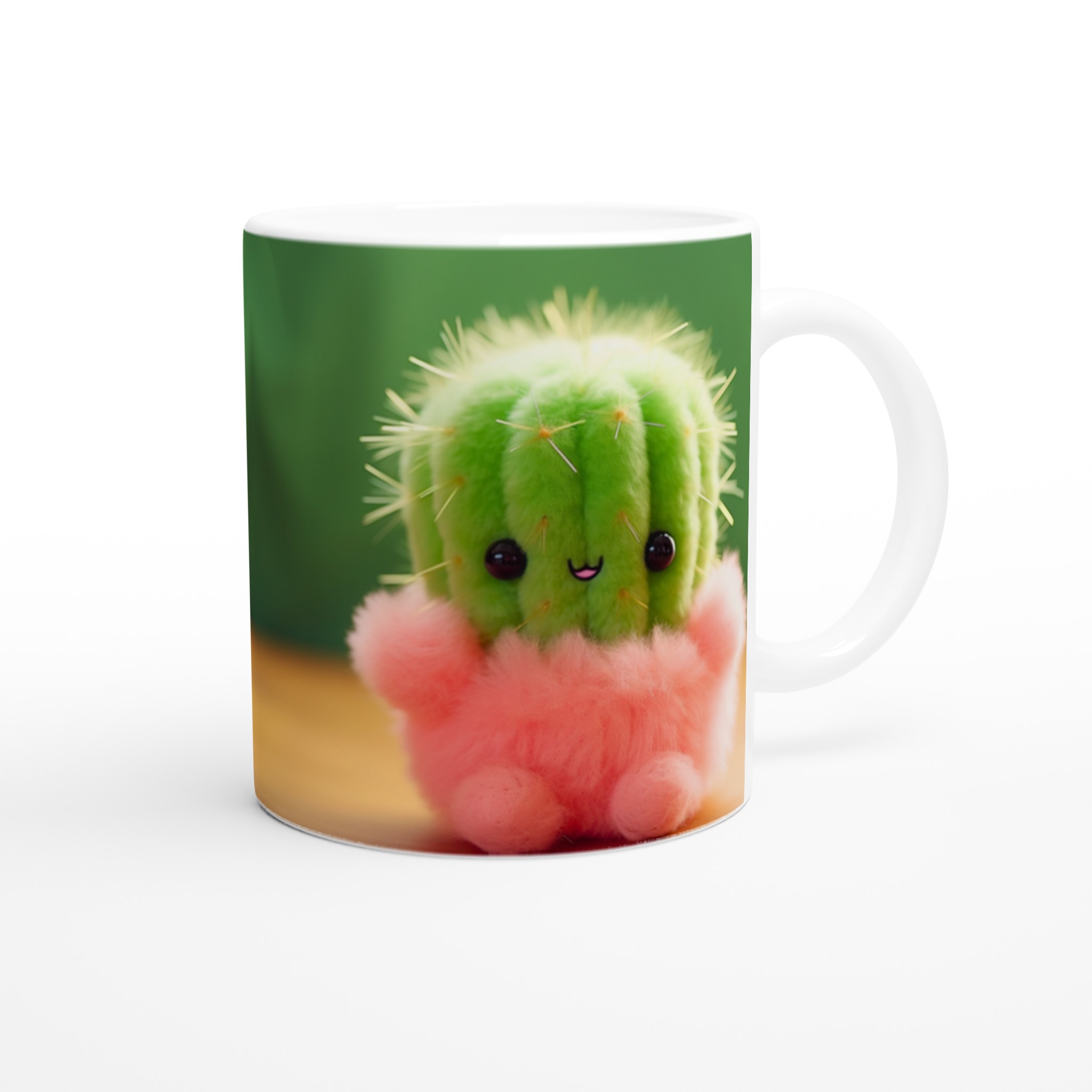 Söt Kaktusmugg – 11 oz Keramisk Mugg för Glädjefyllda Fikamoment, Tillgänglig i Flera Färger 9 d48147c8-6f37-45bc-a03c-d74c5c07ee53