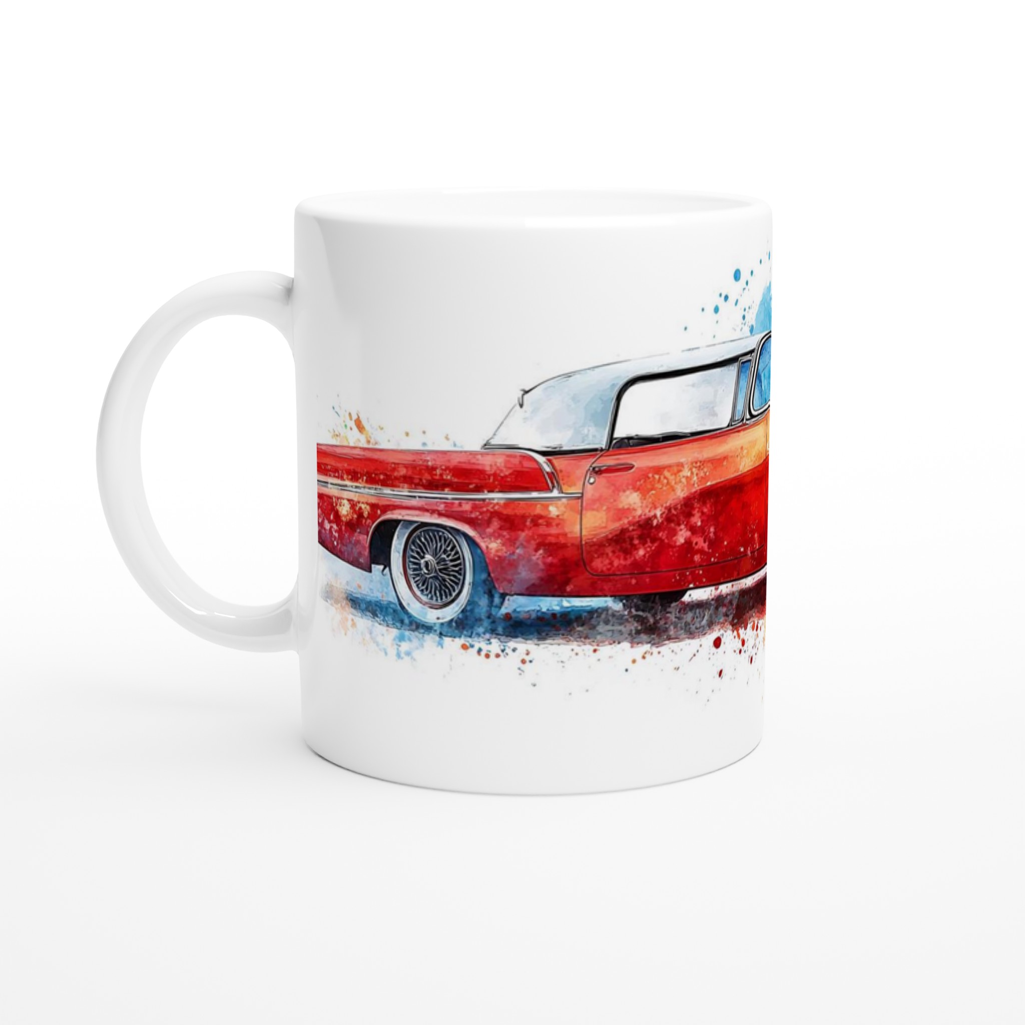 Retro Road Trip: Konstnärlig Klassiker Mugg – Välj din Färg för en Personlig Touch! 1 d4b19c59-55ba-46d4-81d8-19fc22260e12
