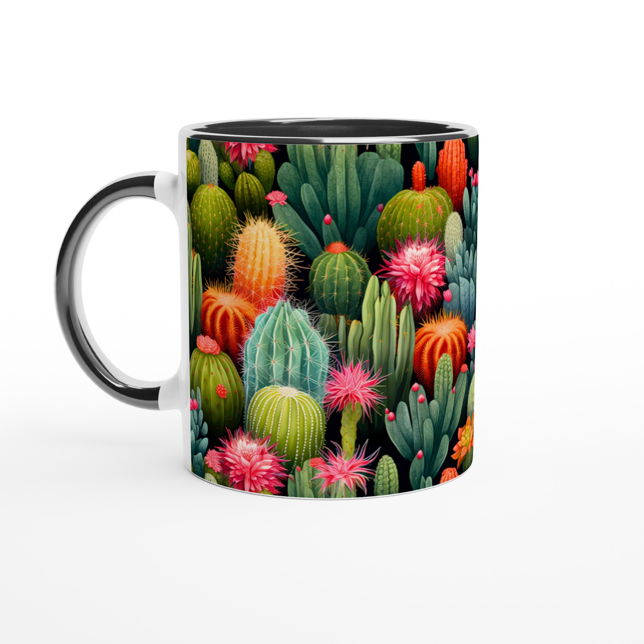 Kaktusblomster 11oz Keramisk Mugg – Färgglad Saftig Design, Välj din nyans! 7 d4ff06aa-4e12-4c7b-a56b-f7176190527f