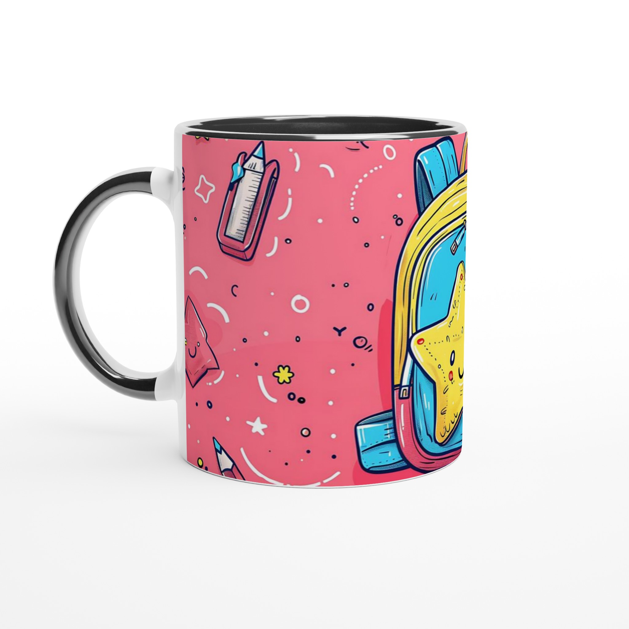 Stjärnklar Skolstart! 11oz Keramisk Mugg för Små Hjältar – Välj bland 7 Lekfulla Färger 7 d52fcbdf-7170-4f63-a0aa-ebe589092202