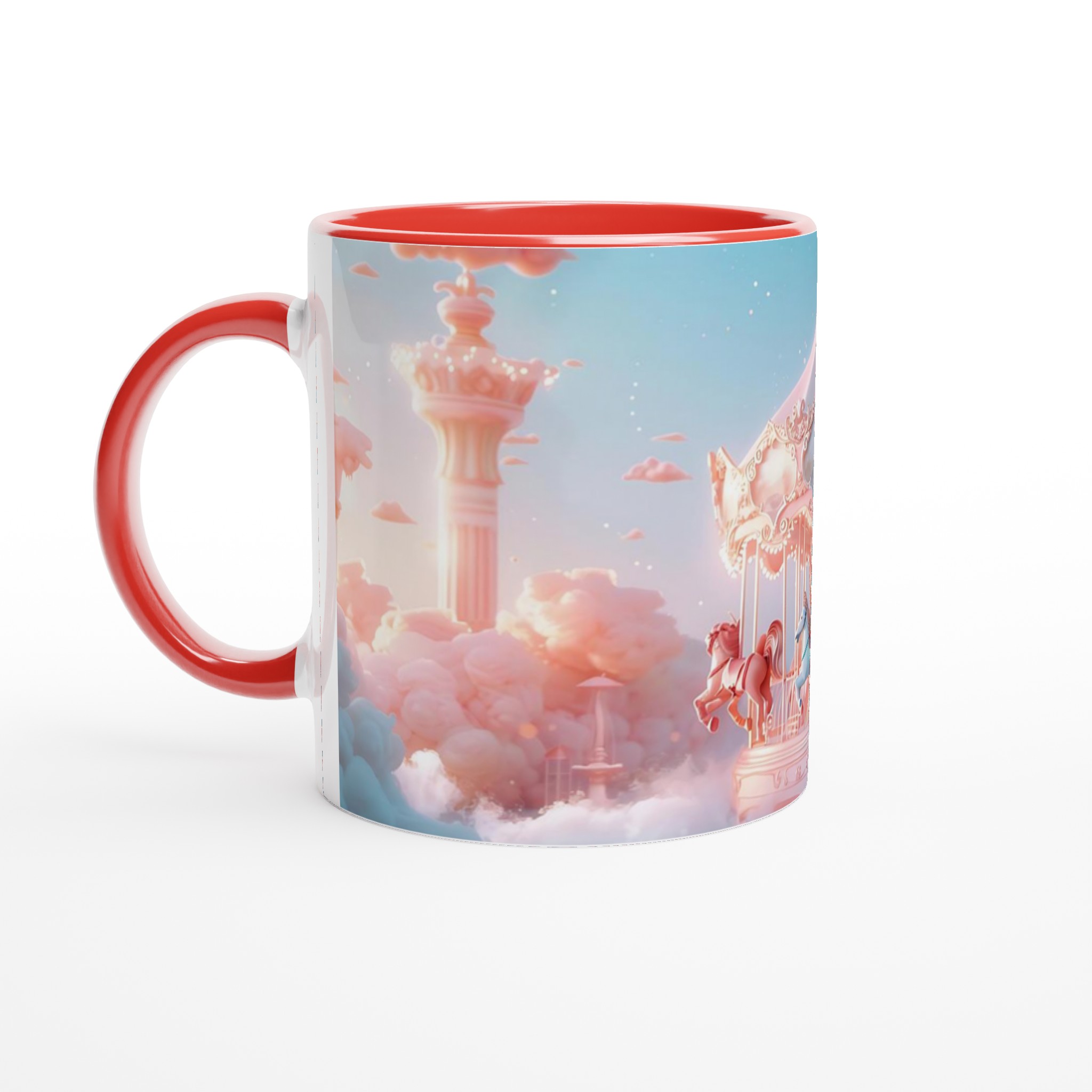 Magisk Karusellmugg – Drömsk Rosa & Blå Himmel – 11oz Premium Keramisk Mugg i Valfri Färg 2 d5a0ece4-8719-4b7c-b811-5b53f4b47a0a